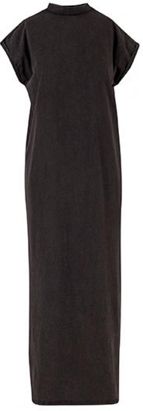 Build Your Brand Sweatkleid Ladies Vintage Long Dress Damen langes Kleid