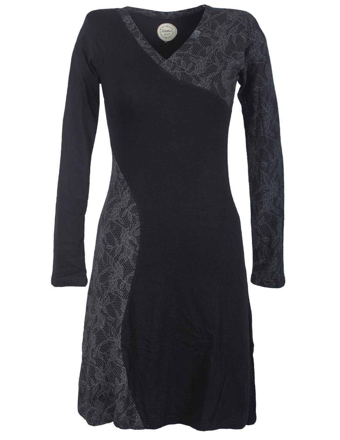 Vishes Jerseykleid Asymmetrisches Lagenlook Kleid mit günstig online kaufen