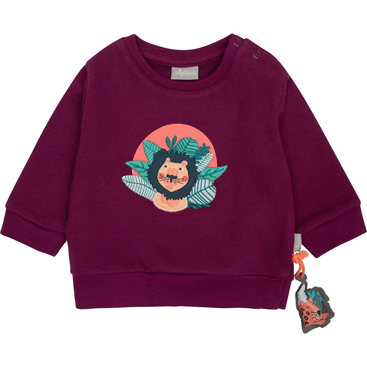 Kinder Sweater Sigikid Sweatshirt Baby Sweatshirt JUNGLE LOVE für Mädchen, Safari,