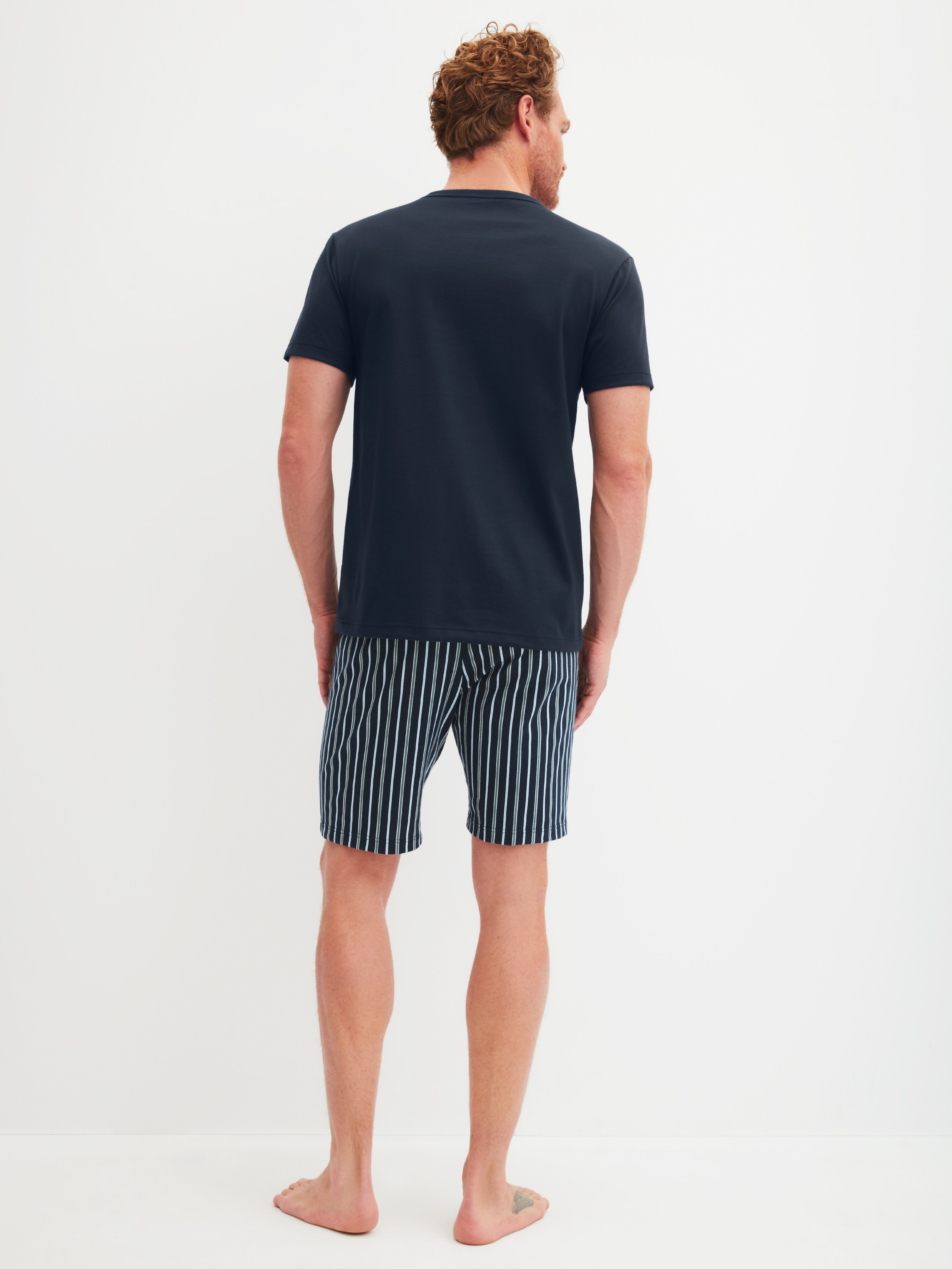 CALIDA Shorty Cotton Special (2 tlg) V-Ausschnitt, Kurzarm, Baumwolle