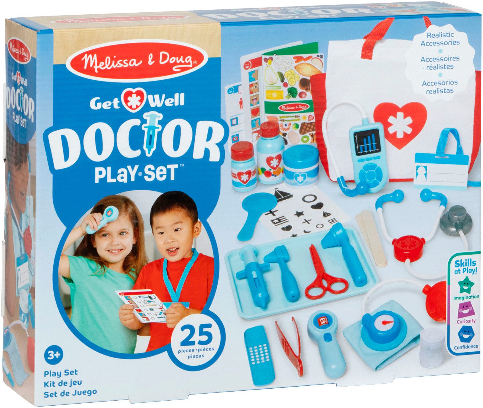 Spin Master Spielzeug-Arztkoffer Melissa & Doug Gute Besserung Arzt Spielset