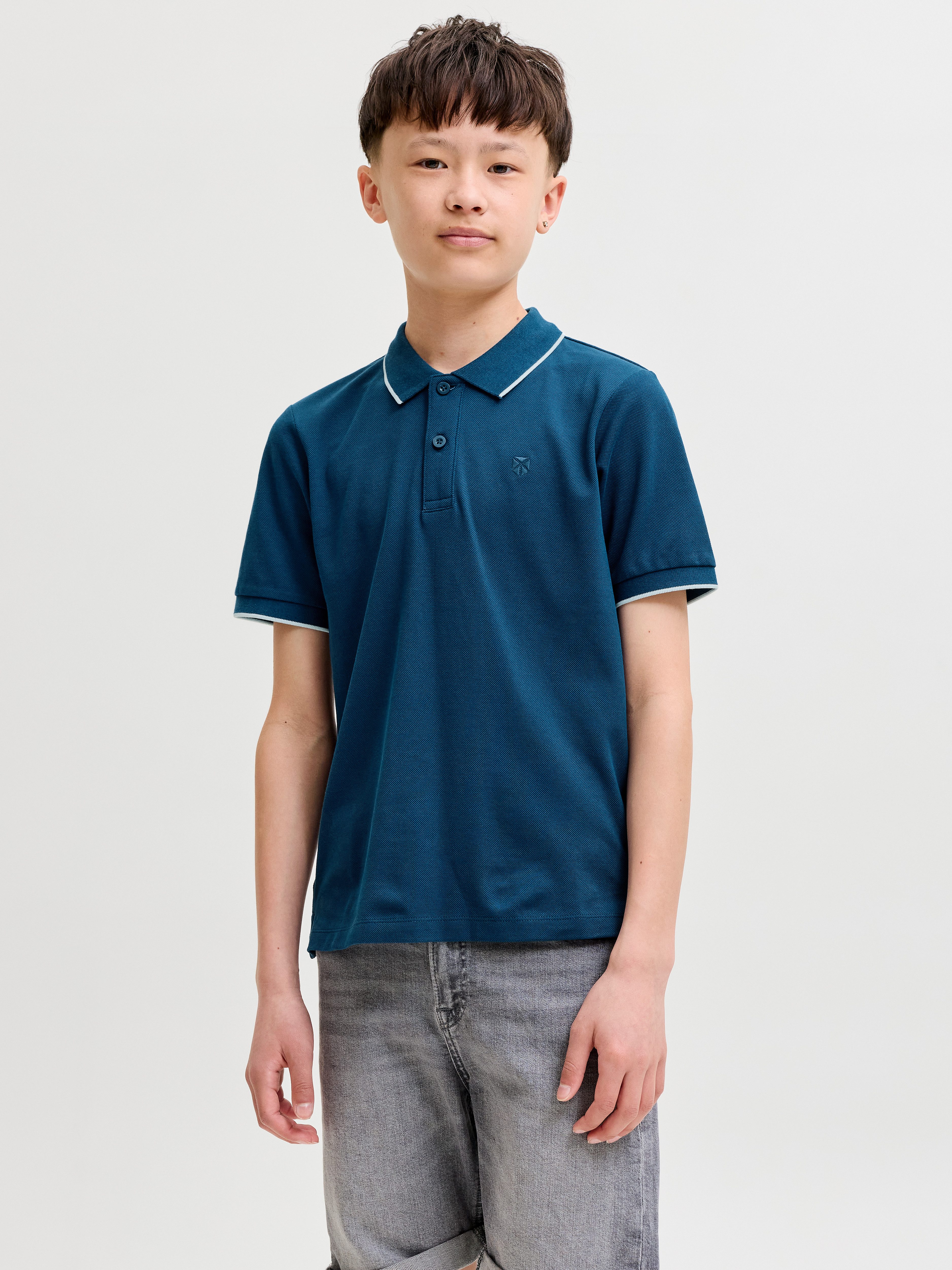 Jack & Jones Junior Poloshirt JPRBLAWESTON SS POLO JNR Baumwolle, regular fit