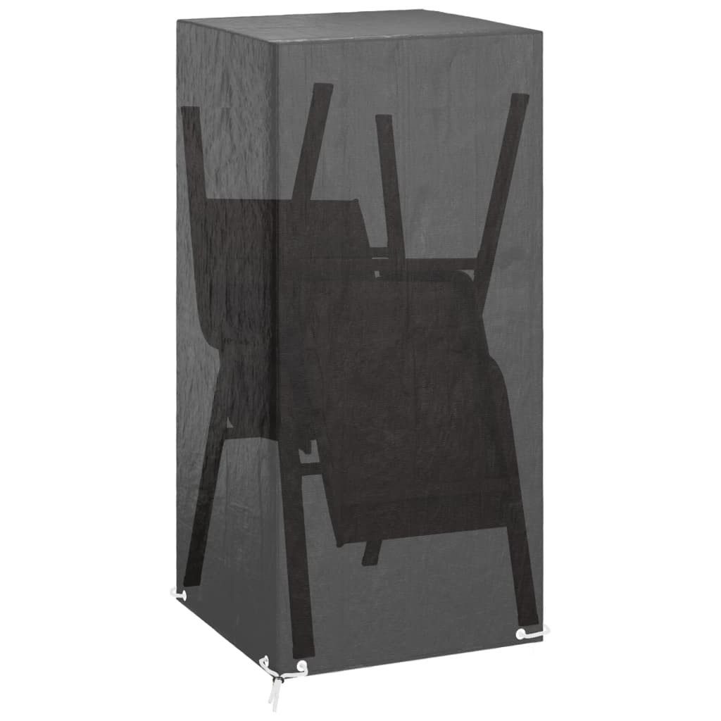 vidaXL Gartenmöbel-Schutzhülle Abdeckung für Gartenstuhl 8 Ösen 75x70x140 cm Polyethylen (1-St) – Bild 2 von 5