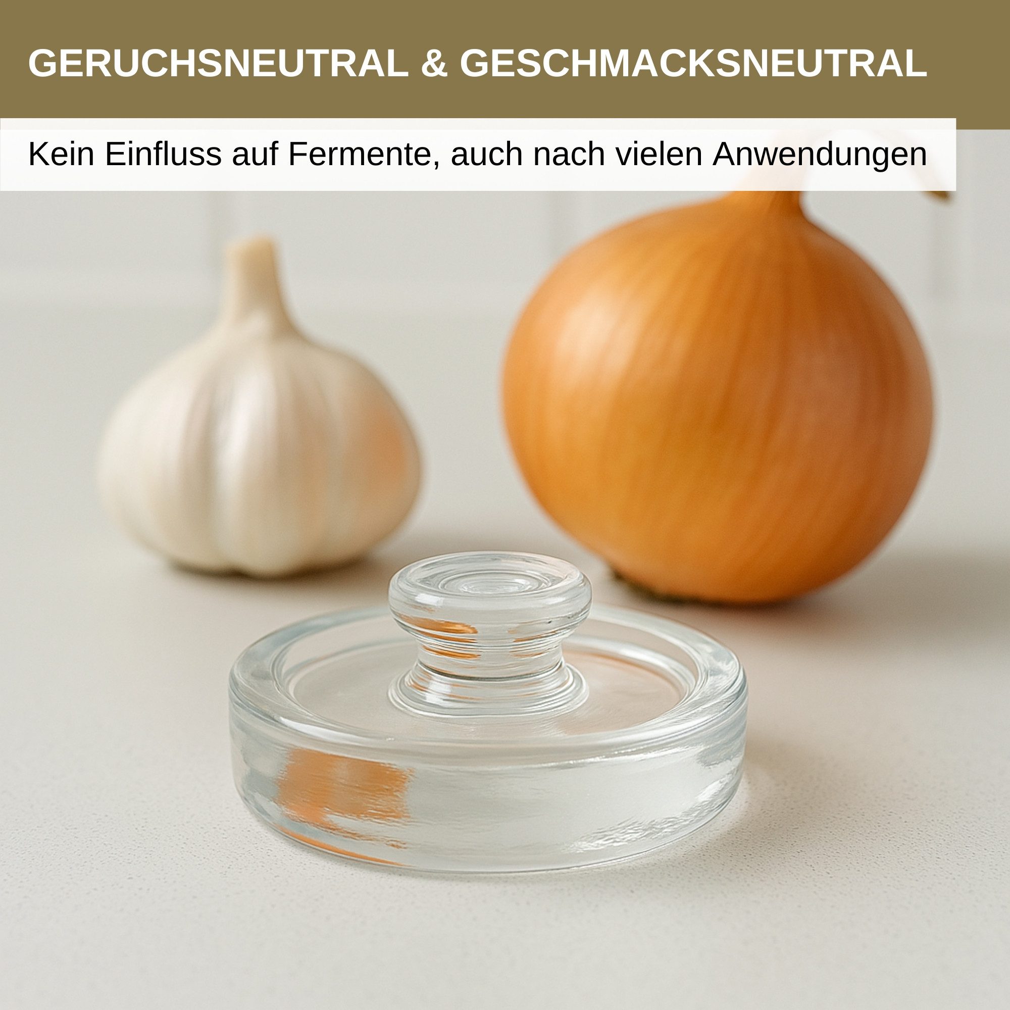 Thiru Fermentationsglas - Fermentiergewichte - Ø 7 & 8 cm - 4er- & 8er-Sets, (4-tlg) – Bild 4 von 5