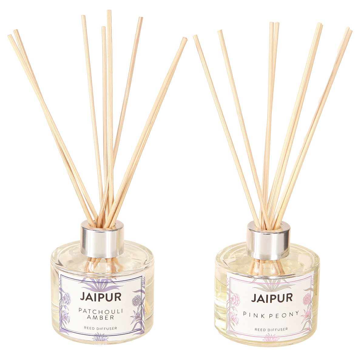 Duftkerze Raumduft Diffuser Patchouli Pfingstrose Set 80ml 2St