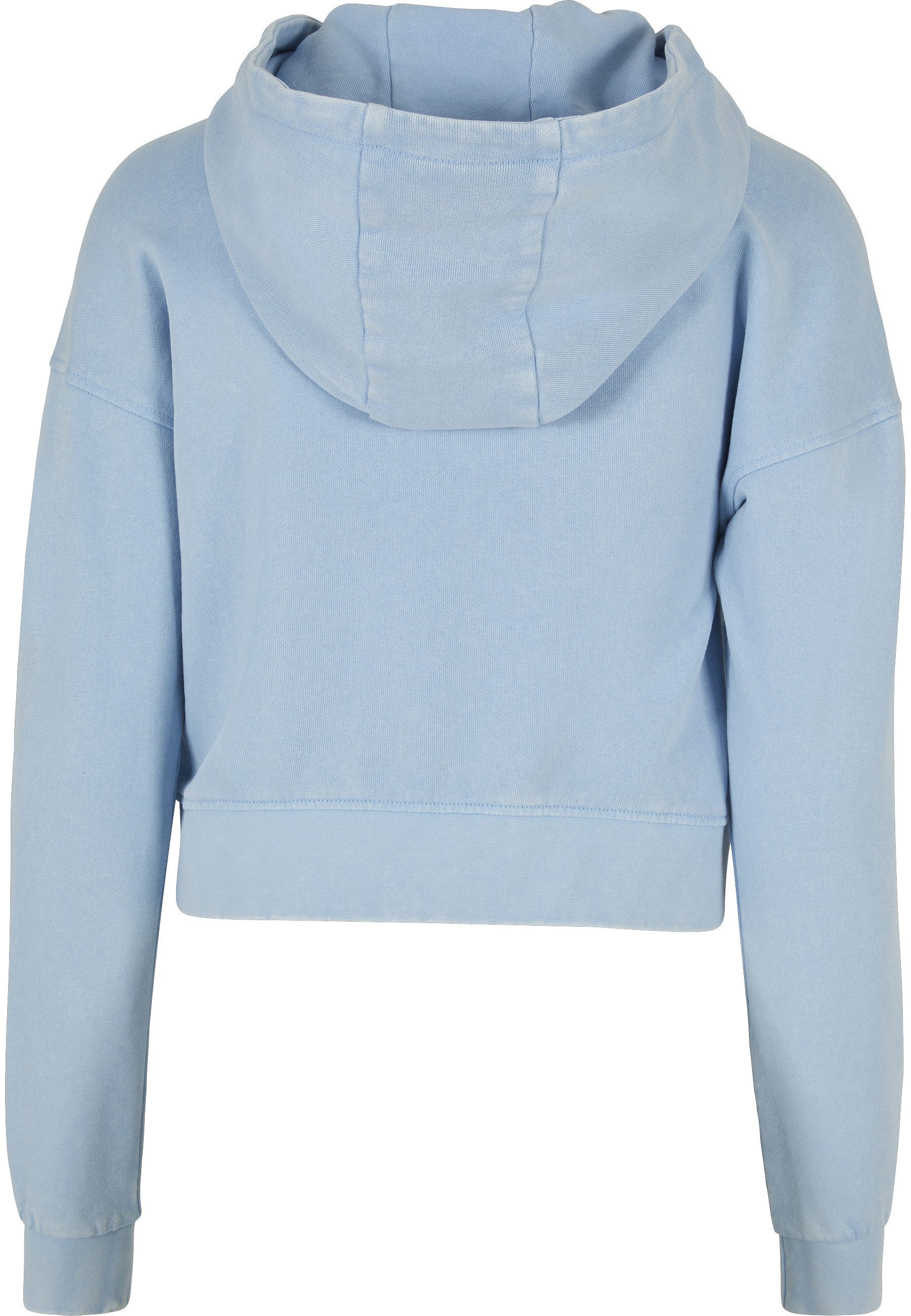 URBAN CLASSICS Kapuzenpullover Urban Classics Damen Ladies Short Flower Embroidery Terry Hoody (1-tlg)