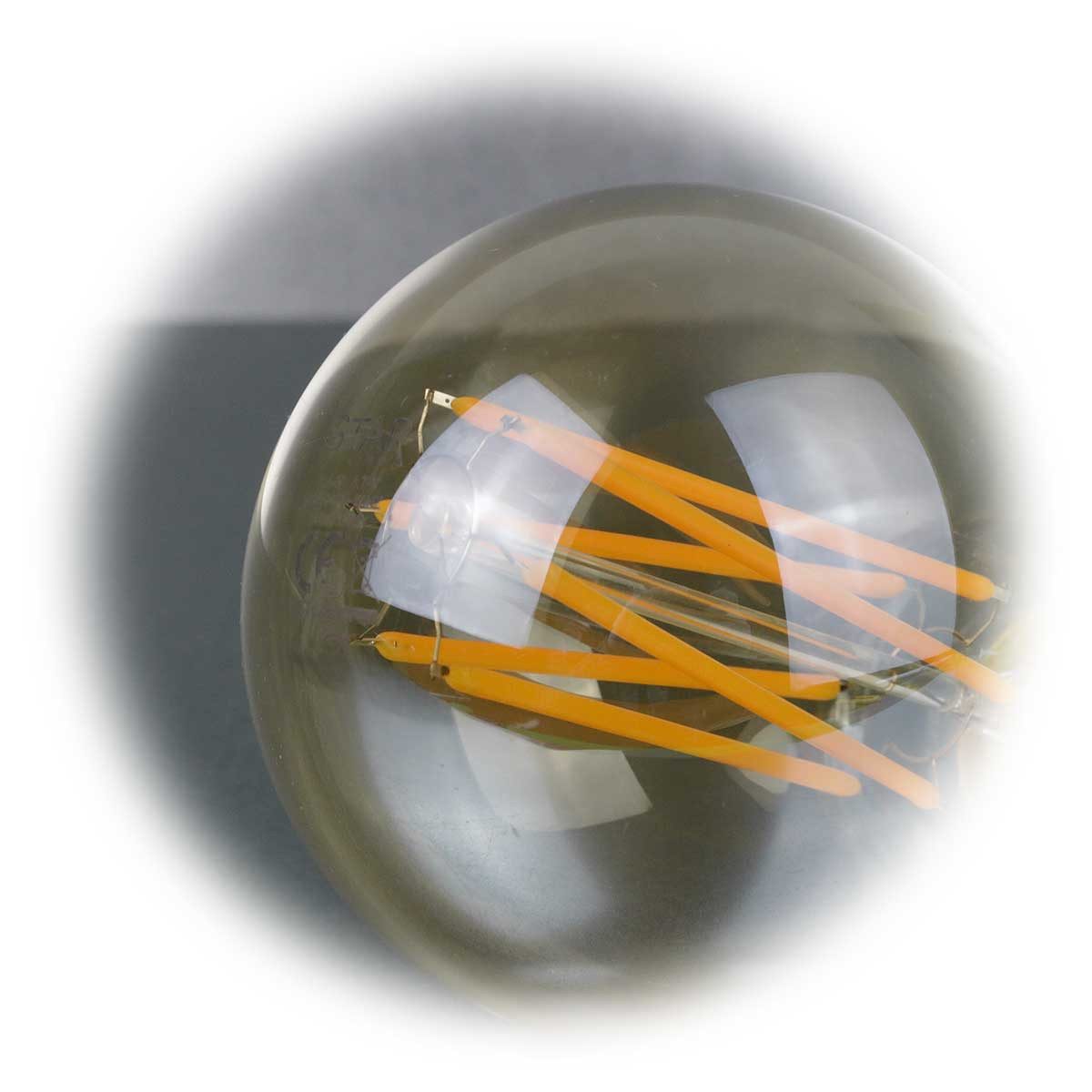 STAR TRADING LED-Leuchtmittel E27 LED Birne VINTAGE Filament Birne-Optik 240lm, goldenweiß,warmweiß