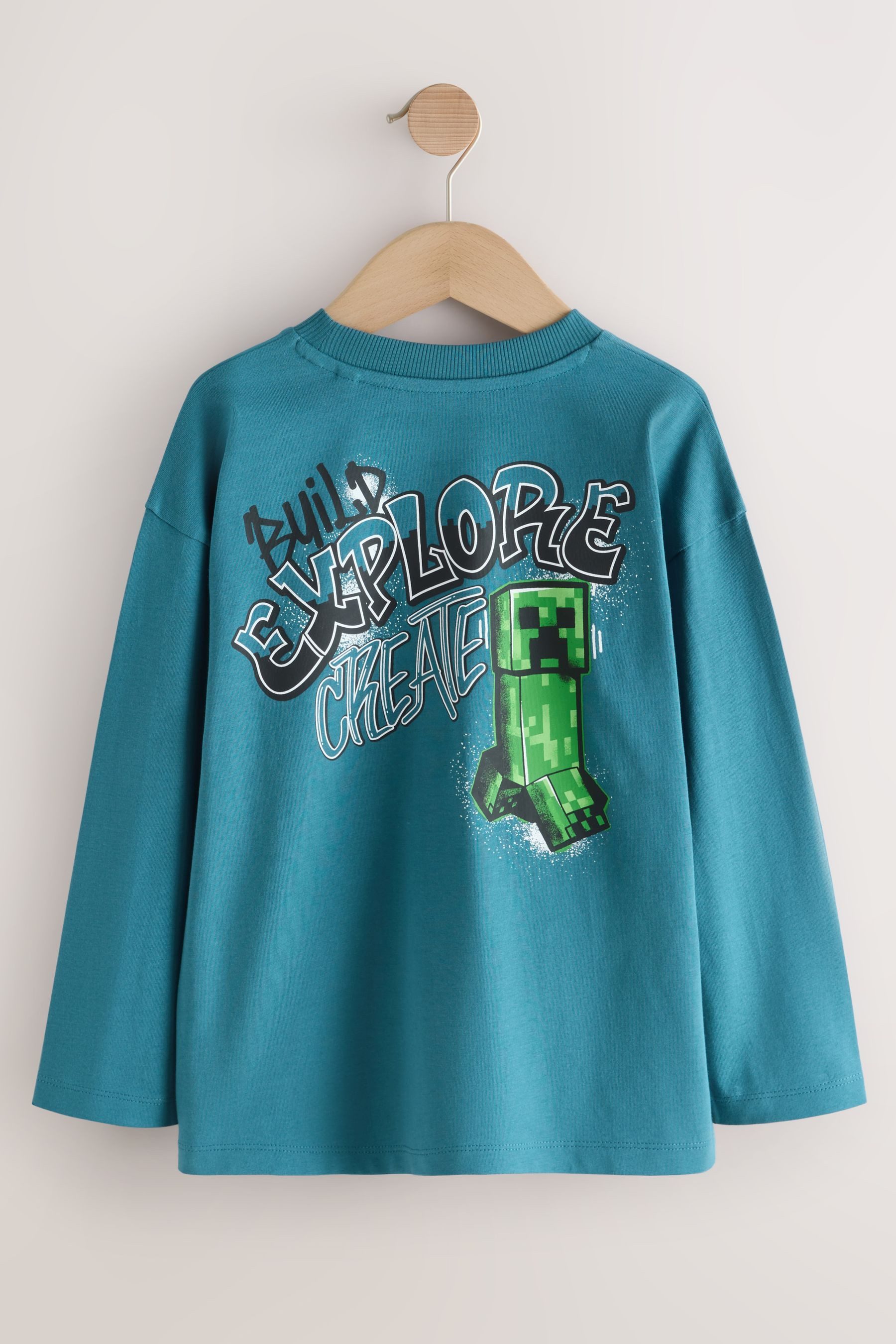 Next Langarmshirt Langärmeliges „Minecraft“ Shirt (1-tlg) – Bild 2 von 5