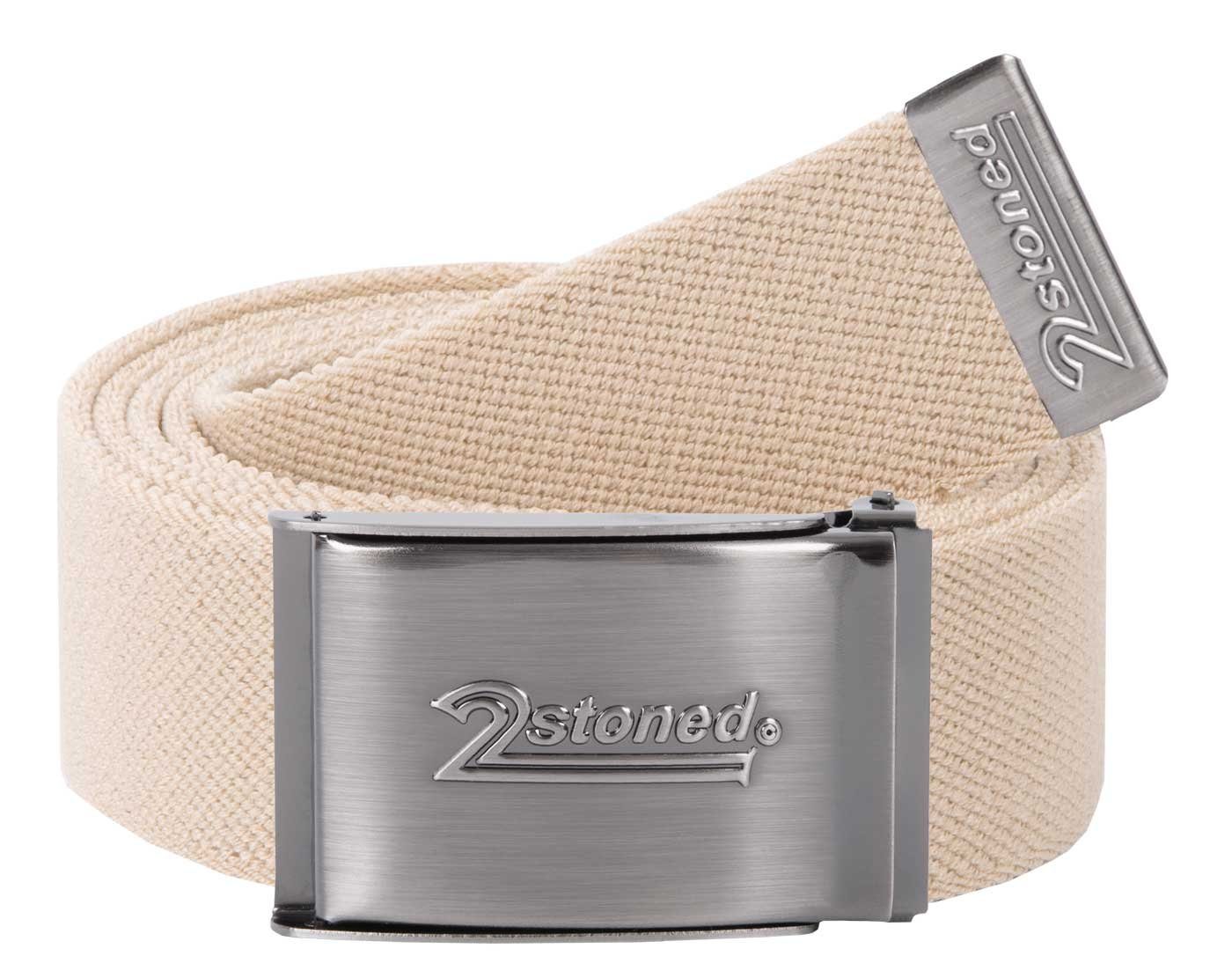 2Stoned Stretchgürtel Koppelgürtel Unisex, matte Schnalle SPEED, 4 cm breit, 130 cm lang um 20 cm dehnbar