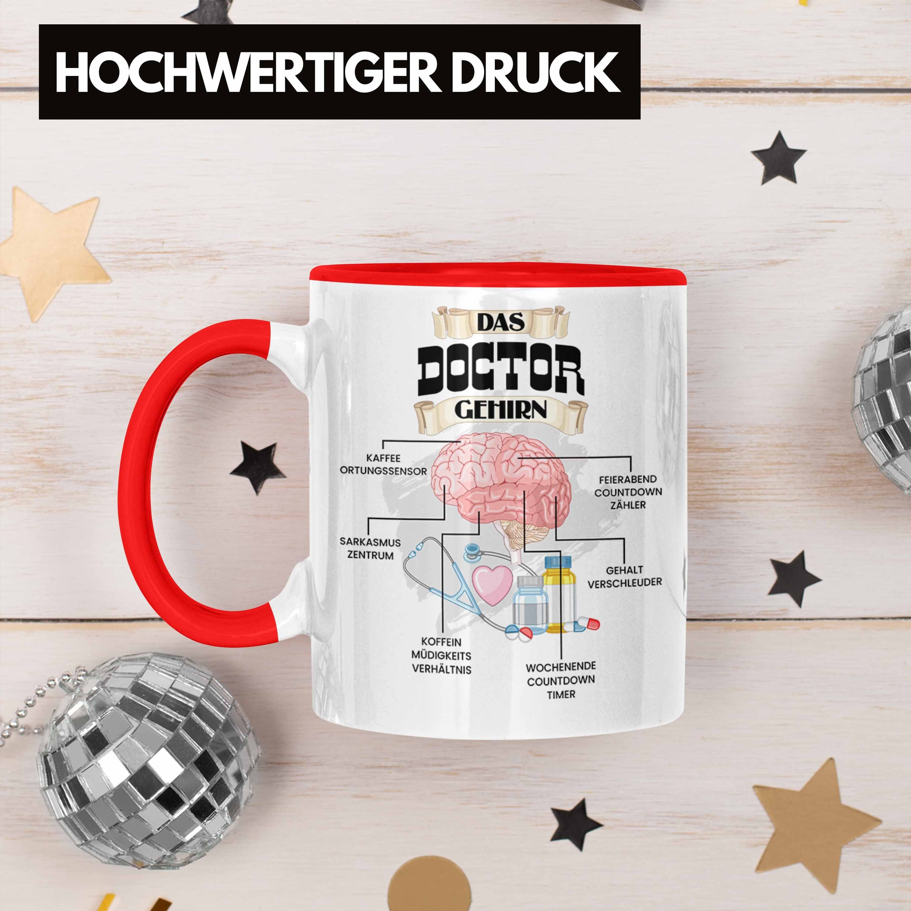 für Tasse Tasse Trendation Trendation Doctor Geschenk Doctor Spr Rot Krankenhaus Lustiges -