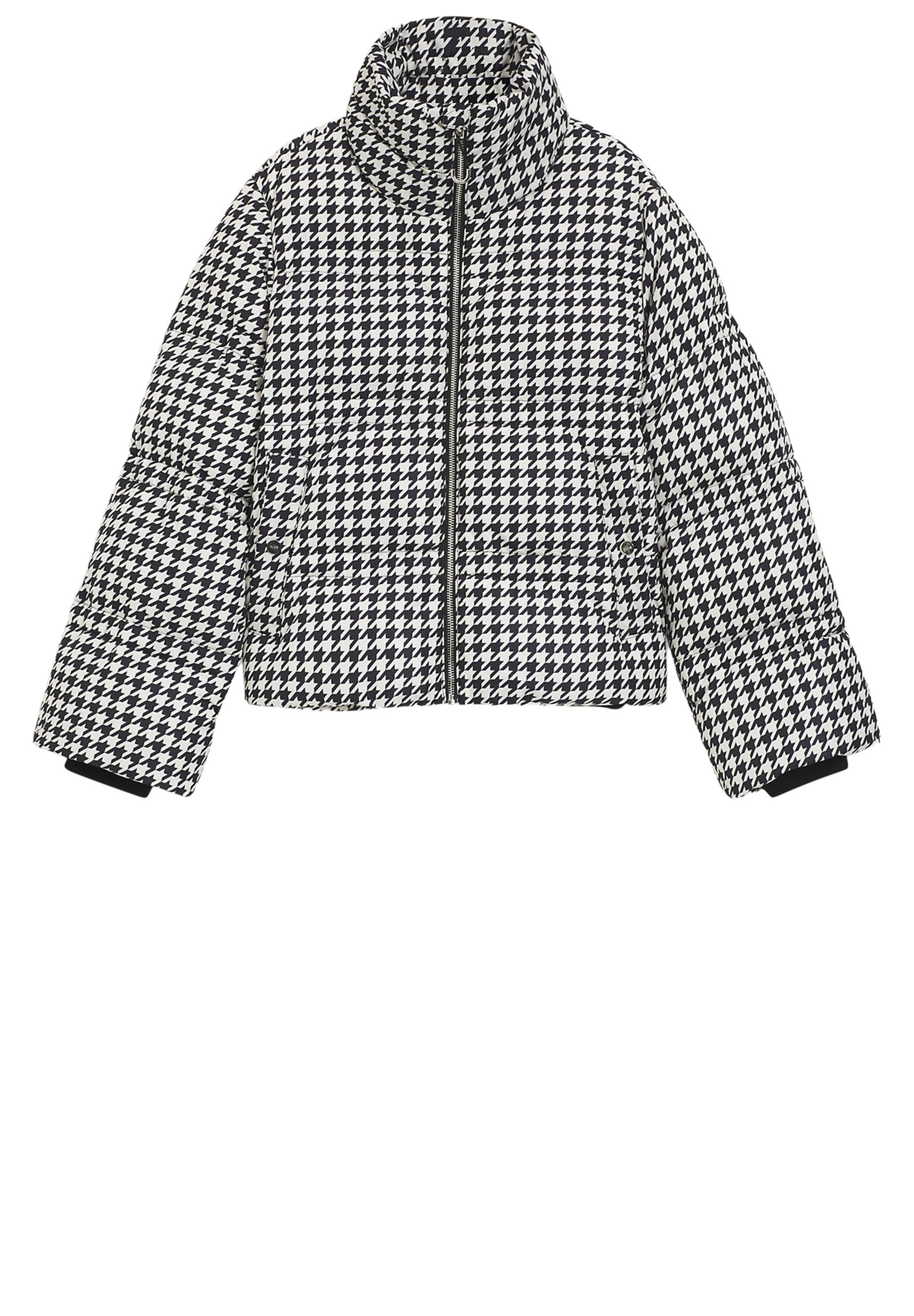 HUGO Steppjacke Filora mit Hahnentrittmuster (1-St)