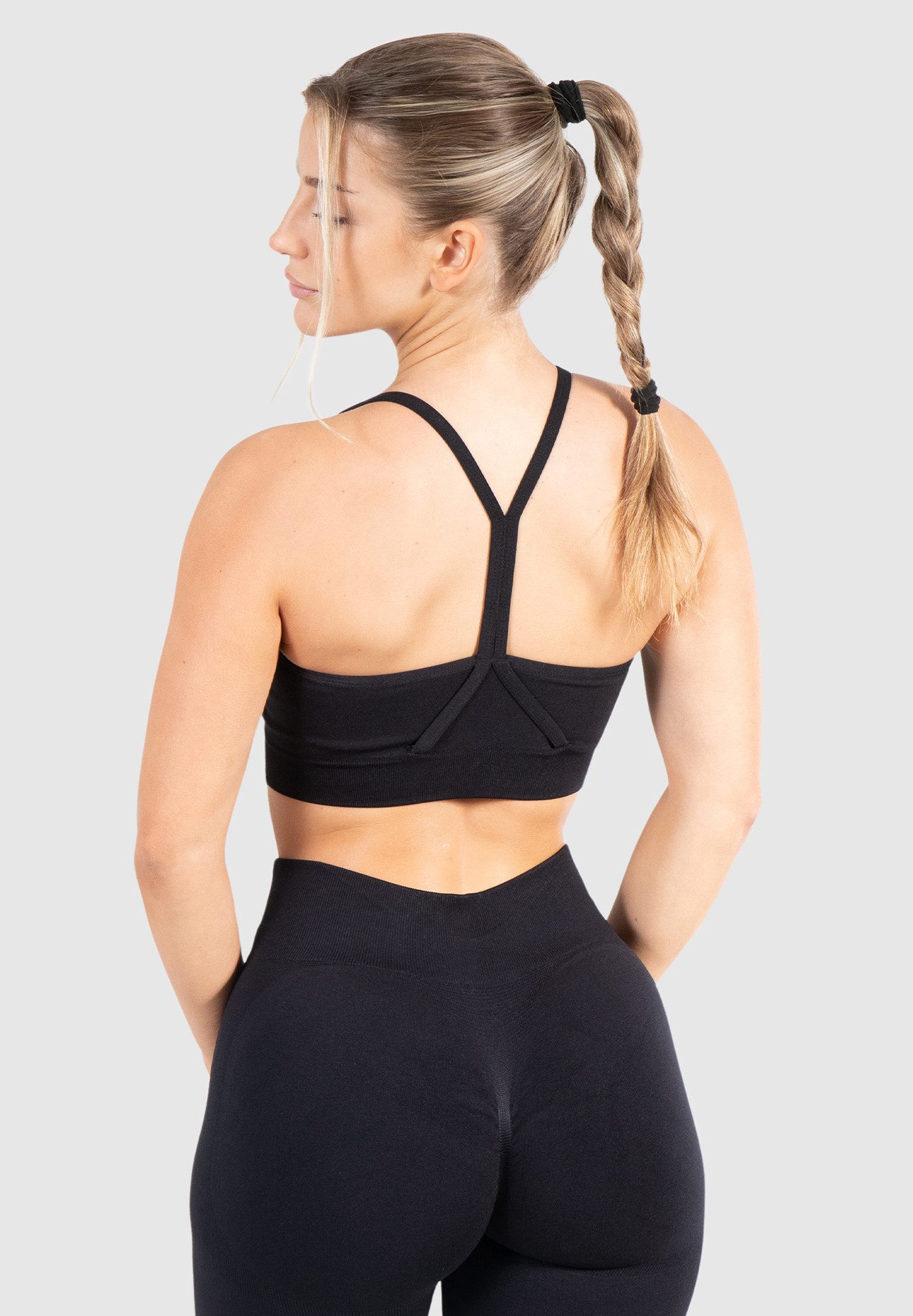 Smilodox Sport-BH Solid Scrunch, Ohne Bügel, günstig online kaufen