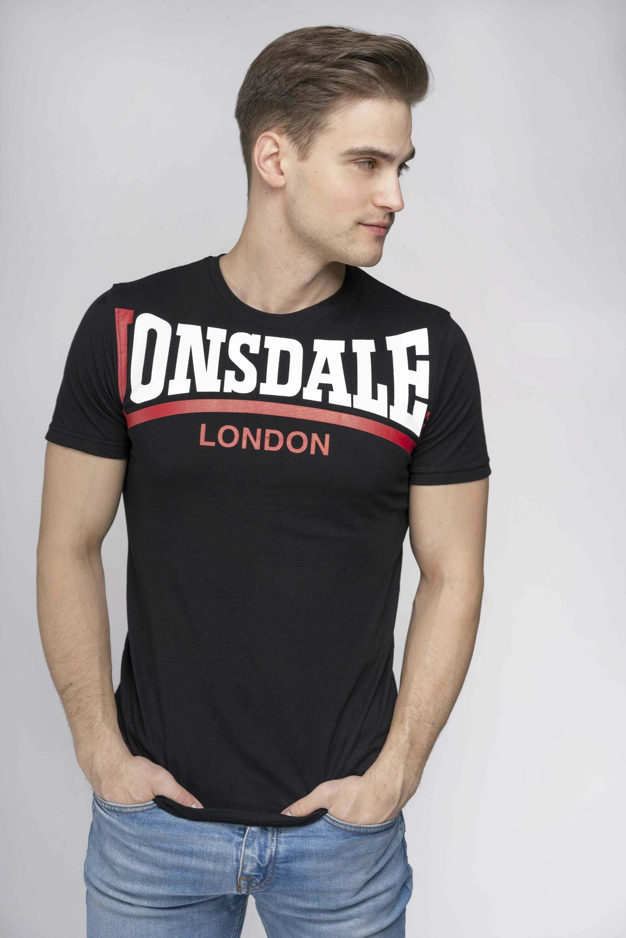 Lonsdale T-Shirt CREATON Black
