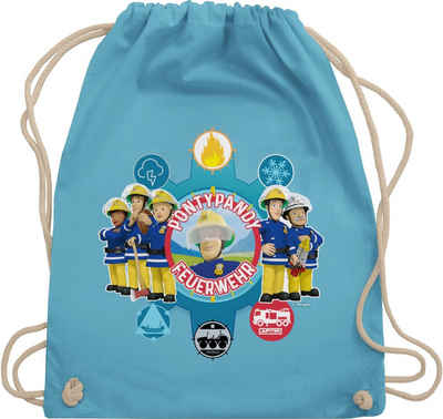 Shirtracer Turnbeutel Pontypandy Feuerwehr, Feuerwehrmann Sam Tasche