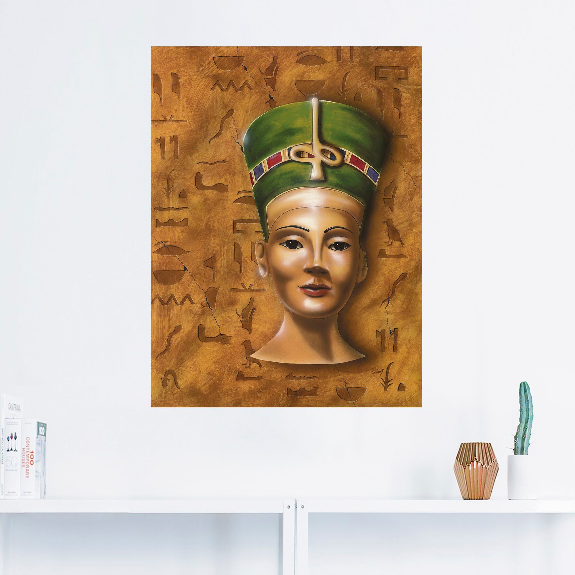 Artland Wandbild »Cleopatra«, Menschen (1 Stück), in vielen Größen & Produktarten - Alubild / Outdoorbild für den Außenbereich, Leinwandbild, Poster, Wandaufkleber / Wandtattoo auch für Badezimmer geeignet-HomeTrends