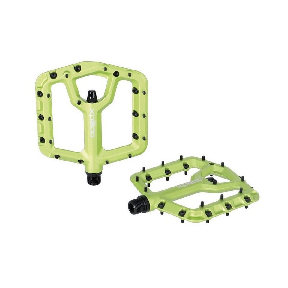 Xpedo Fahrradpedale Pedal Xpedo TRIDENT limegreen, 9/16