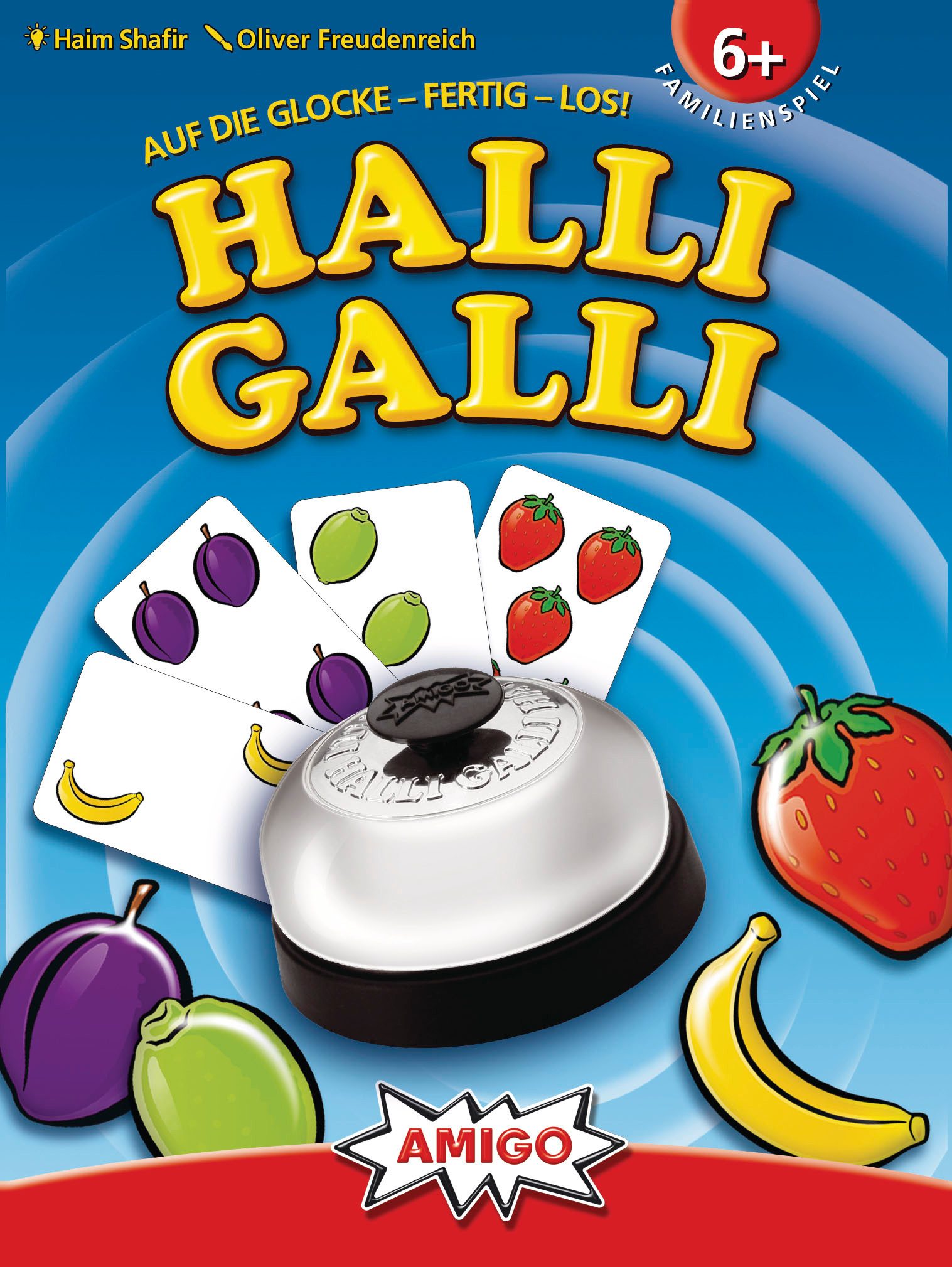 AMIGO Spiel Halli Galli Auf die Glocke fertig los, Kinderspiel