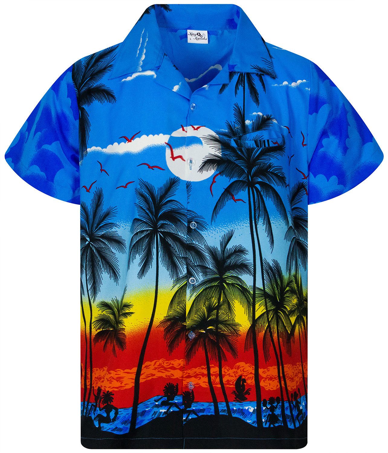 King Kameha Hawaiihemd Beach Funky Hawaii-Hemd günstig online kaufen