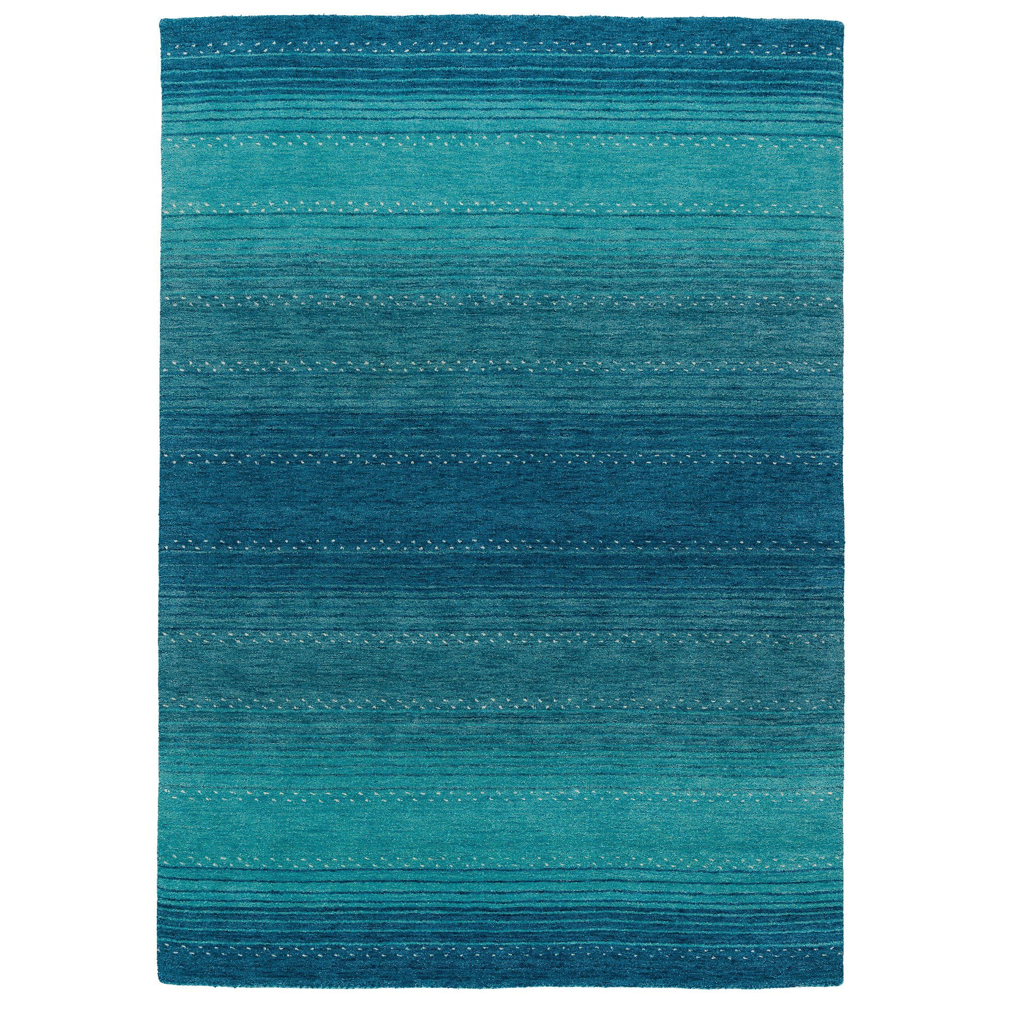 THEKO Wollteppich Natur Teppich Indo Gabbeh Indira Verlauf, Rechteckig, Höhe: 20 mm