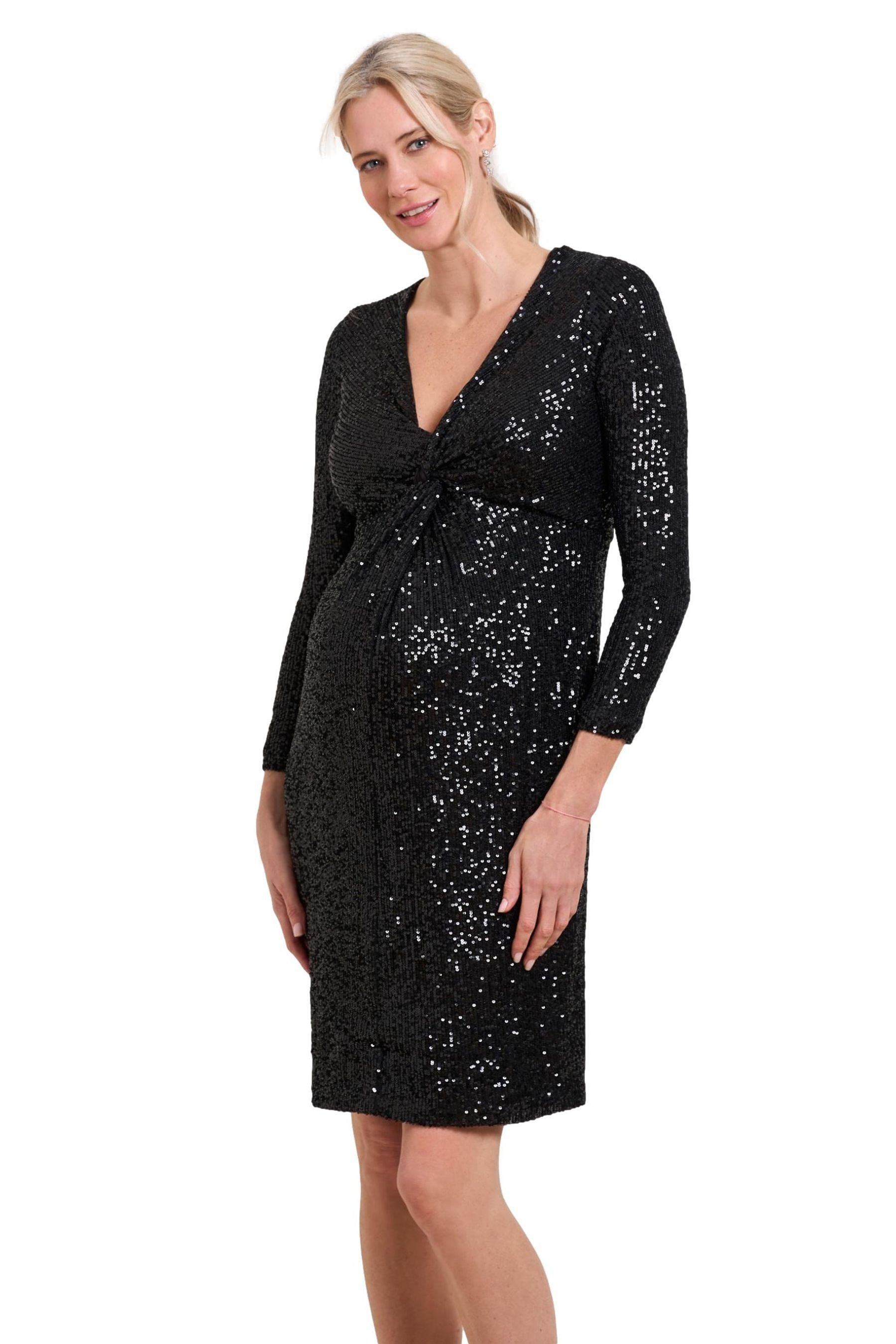 Seraphine Umstandskleid Seraphine Premium-Umstandskleid mit Pailletten (1-tlg)