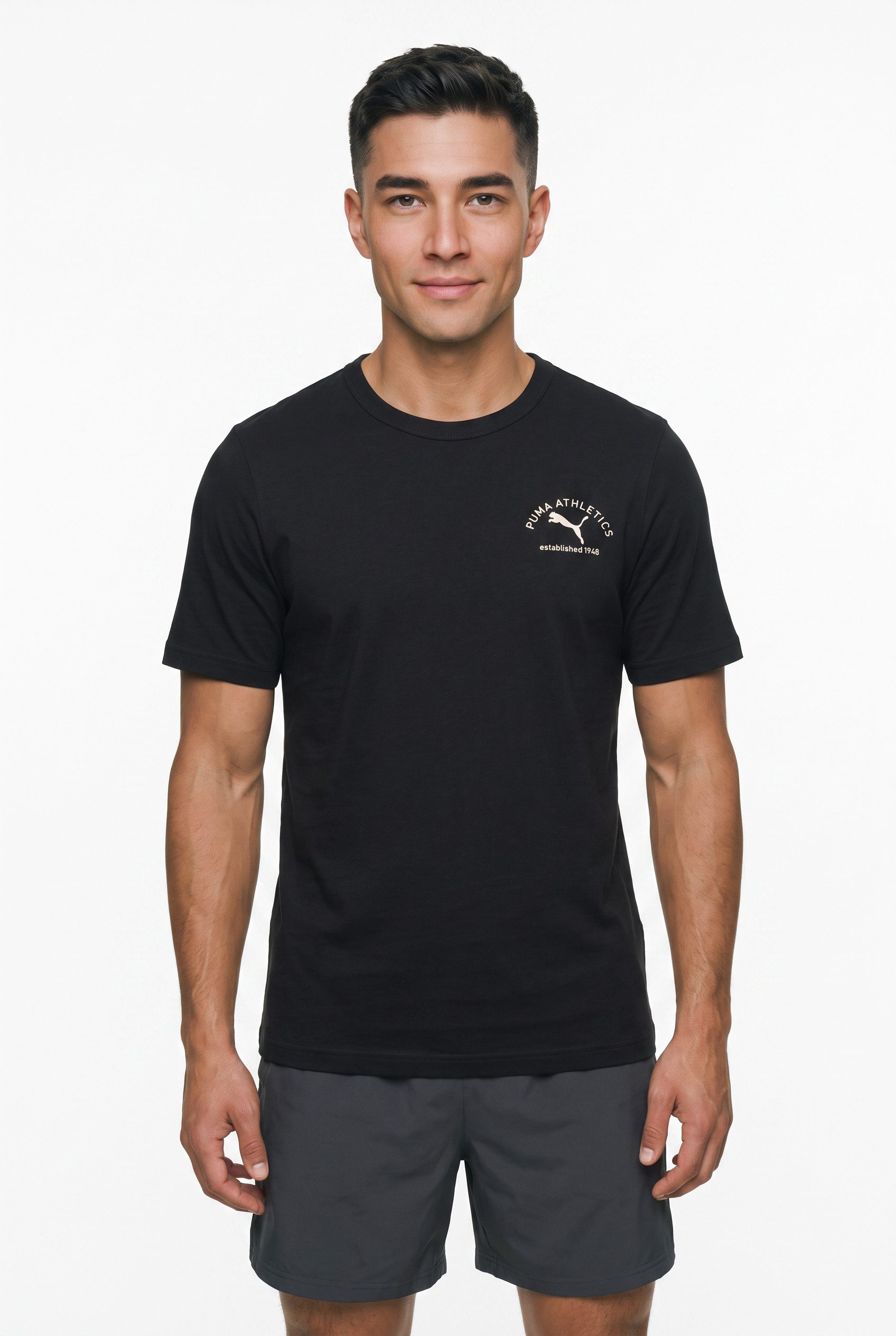 PUMA T-Shirt CLASS GRAPHIC TEE Regular Fit Passform, Kurzarmdesign, Rundhalsausschnitt