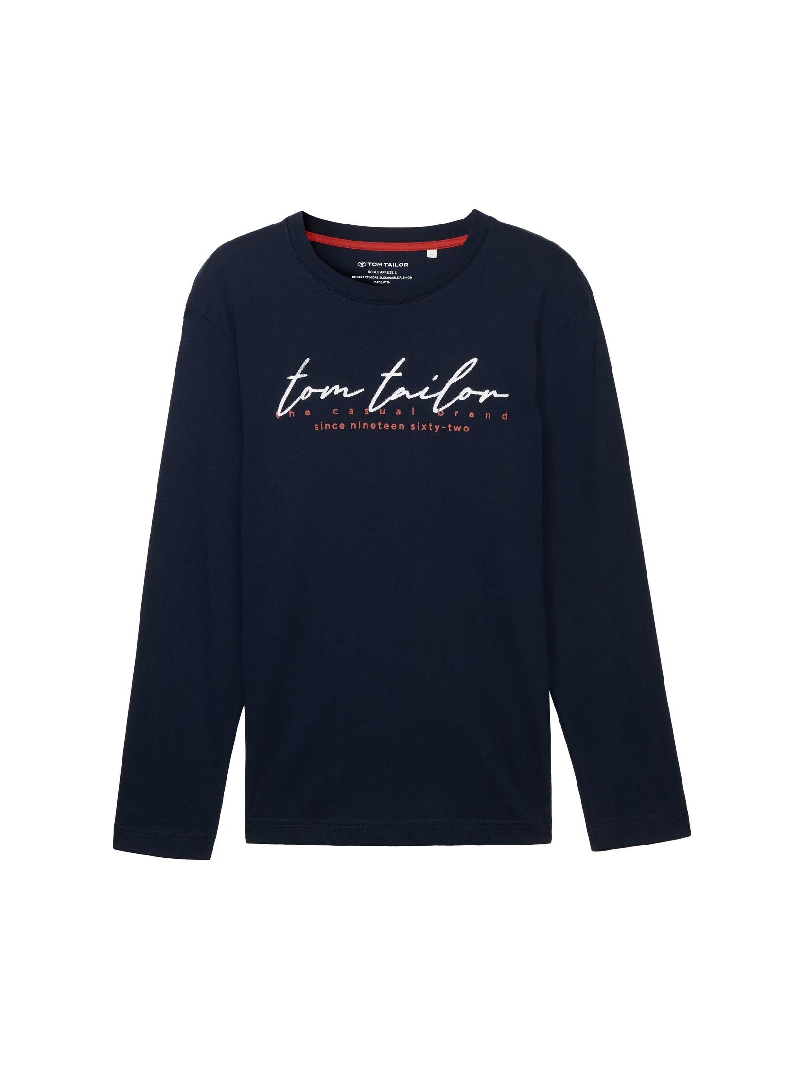TOM TAILOR Langarmshirt Print Langarmshirt mit günstig online kaufen