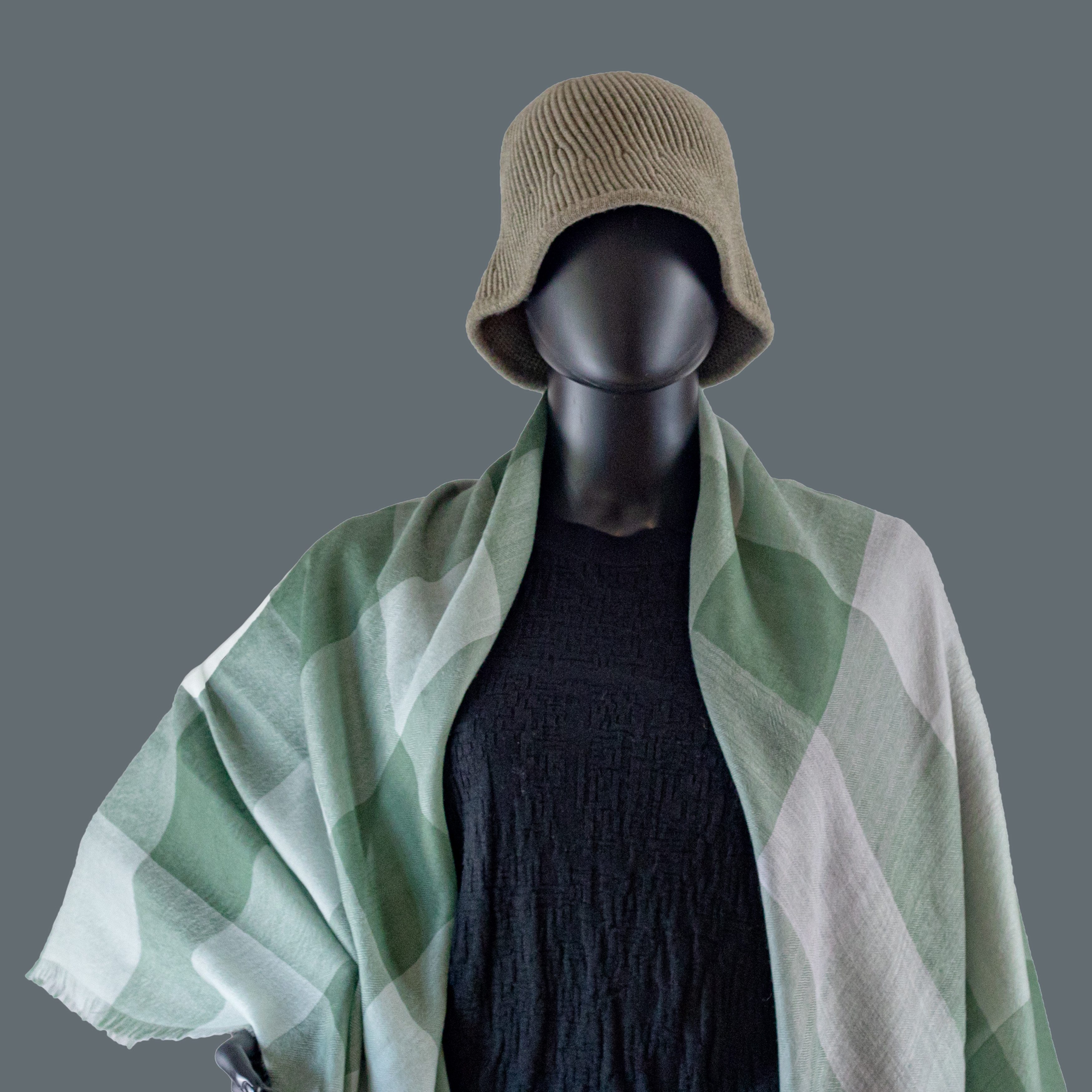 Ariun Strickmütze Buckethut aus 100% Kaschmir