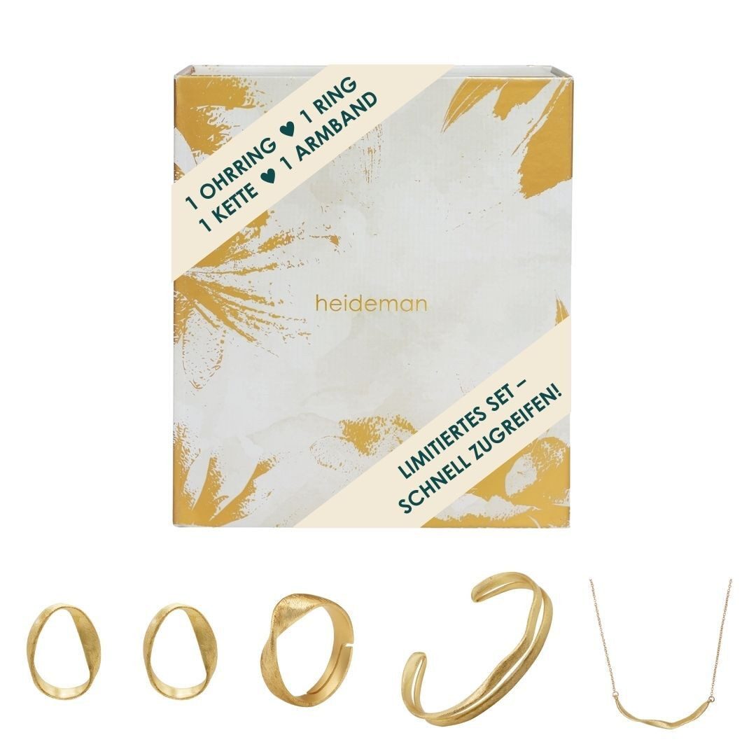 Heideman Адвент-календарь украшений Heideman Schmuck Geschenkbox – Fineline (25-tlg), Schmuckset mehrteilig Schmuck für Frauen - 4 Schmuckstücke