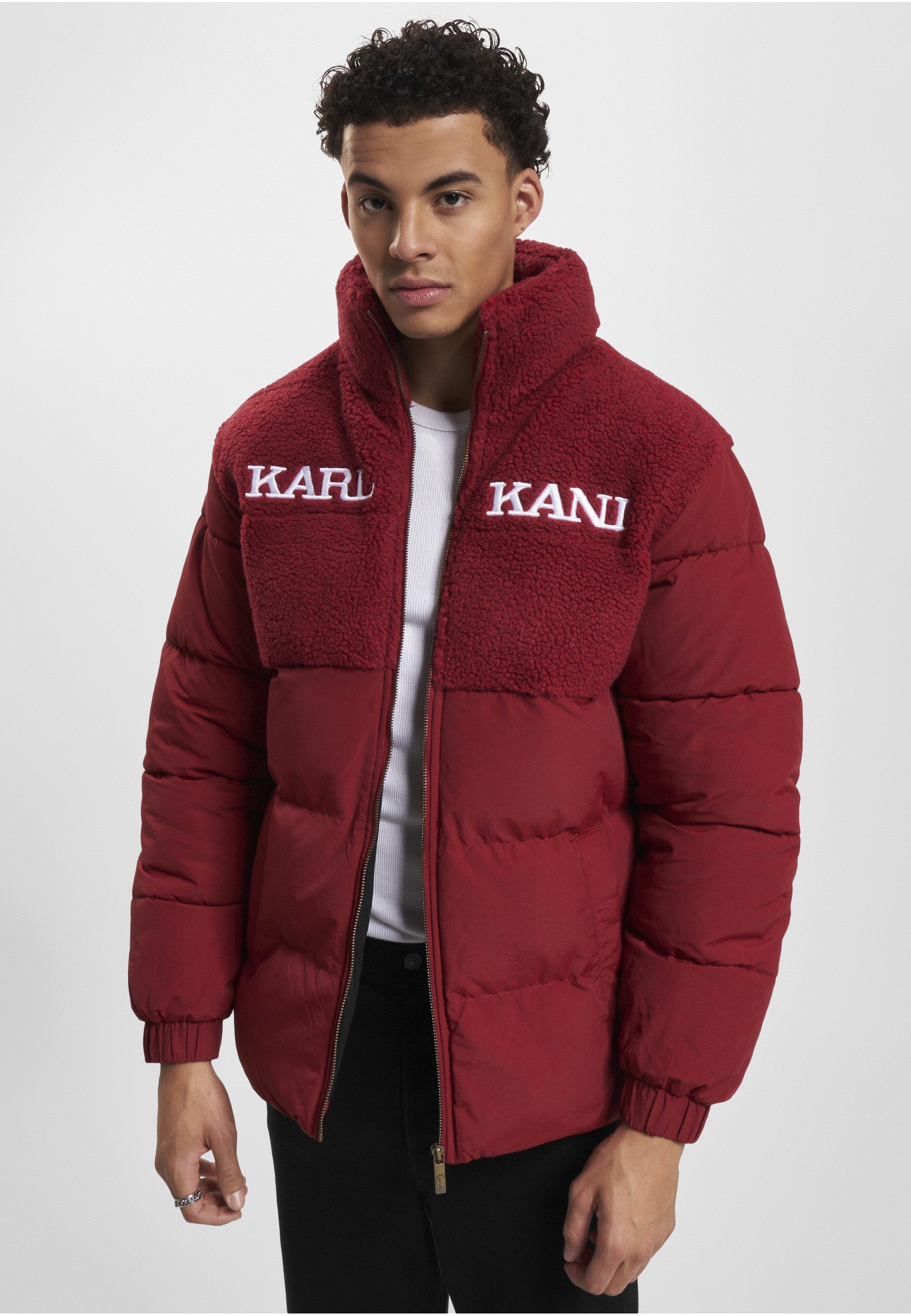 Karl Kani Allwetterjacke Karl Kani Herren KM234-011-1 KK Retro Teddy Puffer Jacket (1-St)