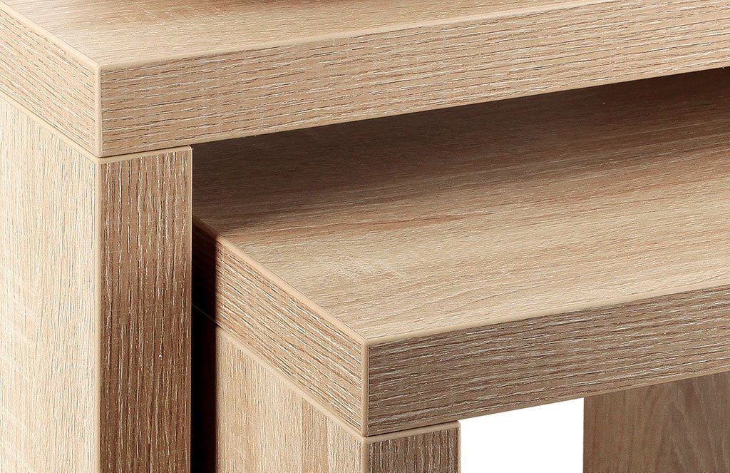 Levandeo® Couchtisch, 2 Satztisch Sonoma Eiche günstig online kaufen