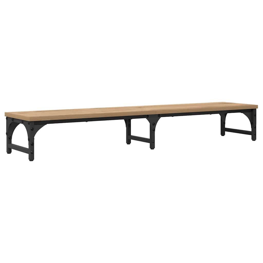 vidaXL Monitor-Halterung Monitor Halterung Artisan-Eiche 105 x 23 x 15,5 cm, (1-tlg)