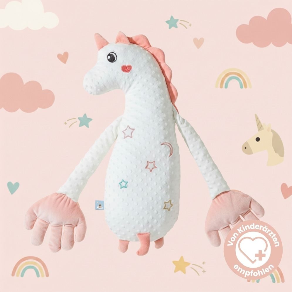 Winch Babykissen Teddybär XL - Klopfer für Kinder, schnell und ruhig Einschlafen, hypoallergene Materialien, kinderfreundlich, wärmend, Fernbedienung