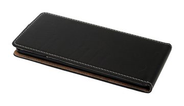 cofi1453 Smartphone-Hülle cofi1453® Flip Case kompatibel mit Samsung Galaxy S21+ (G996F) Handy Tasche vertikal aufklappbar Schutzhülle Klapp Hülle Schwarz