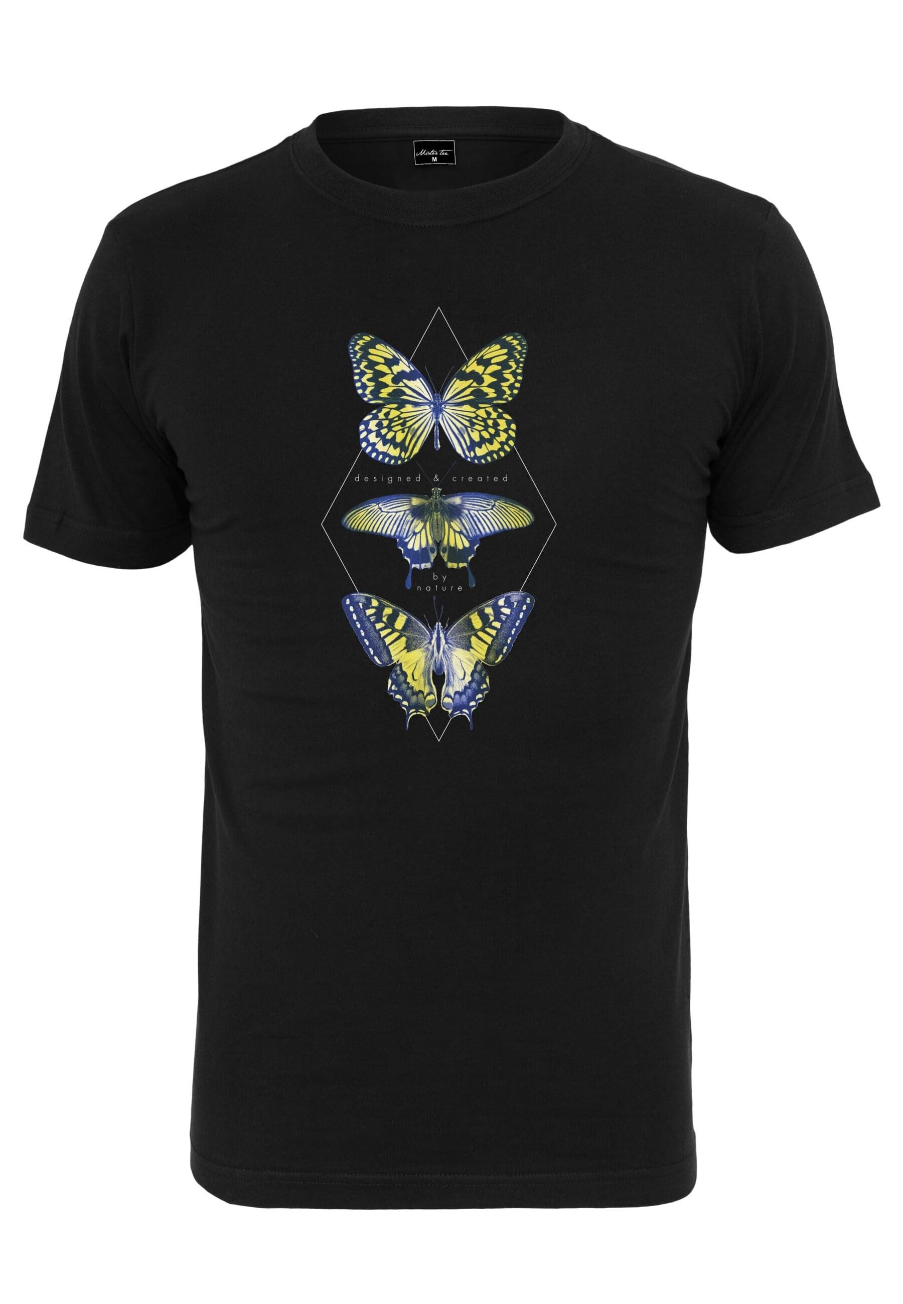 MisterTee T-Shirt MisterTee Herren Butterfly Night Tee (1-tlg)