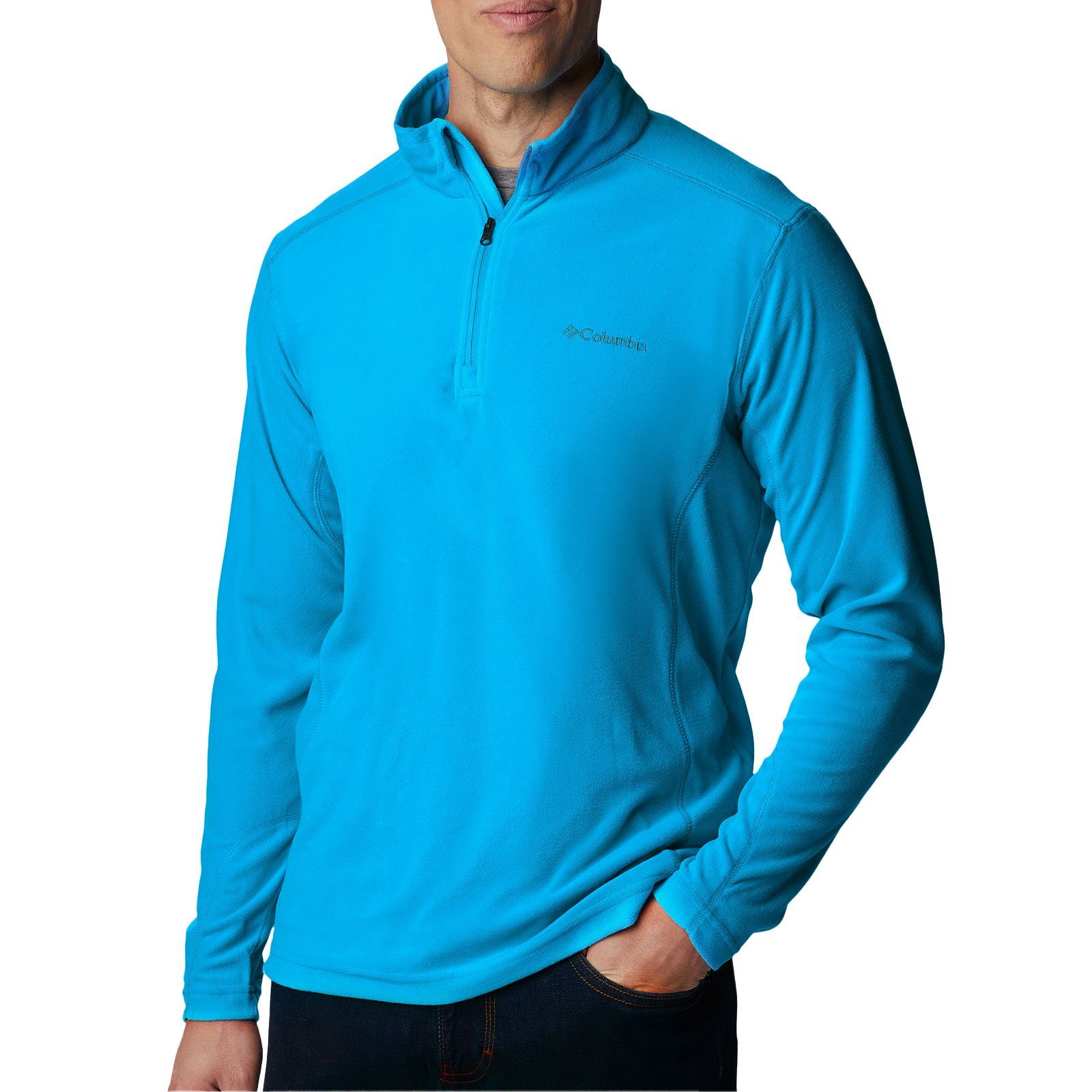 Columbia Trainingspullover Klamath II Range™ Omni-Shade™-Technologie 1352472-494 Half blue Zip