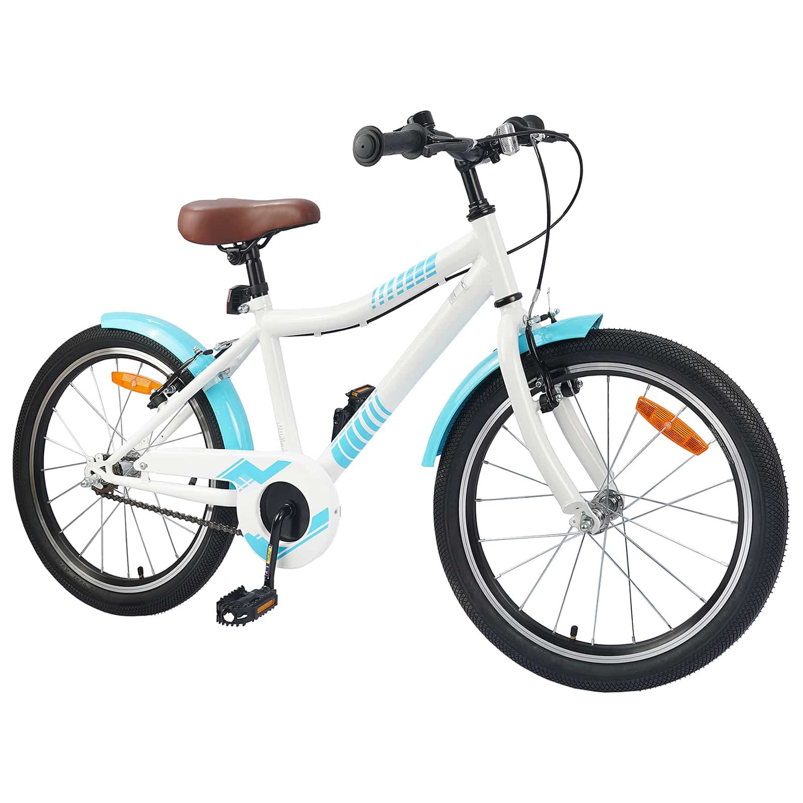 vidaXL Kinderfahrrad 137 x 54 x 79 cm Kinderfahrrad 20 Zoll für 6-11 Jahre alt Himmelblau