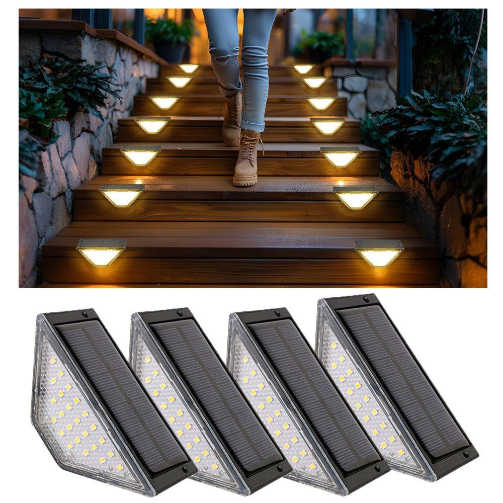 QUBEBU LED Solarleuchte 24LED Solarleuchten Garten günstig online kaufen