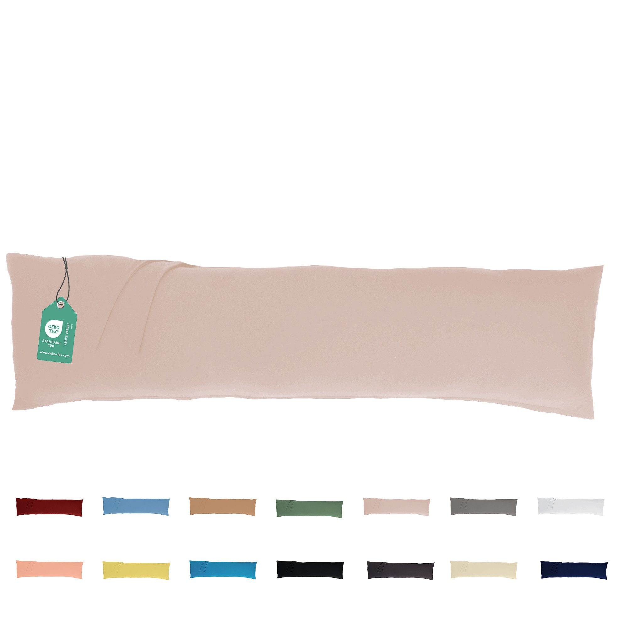 livessa Seitenschläferkissen mit bezug 40x145 cm - Schwangersschaftskissen - Schlafkissen, Kissen mit Bezug, Seitenschläferkissen : 100% Mikrofaser, Kissenbezug: 100% Baumwolle, Stillkissen mit Kissenbezug