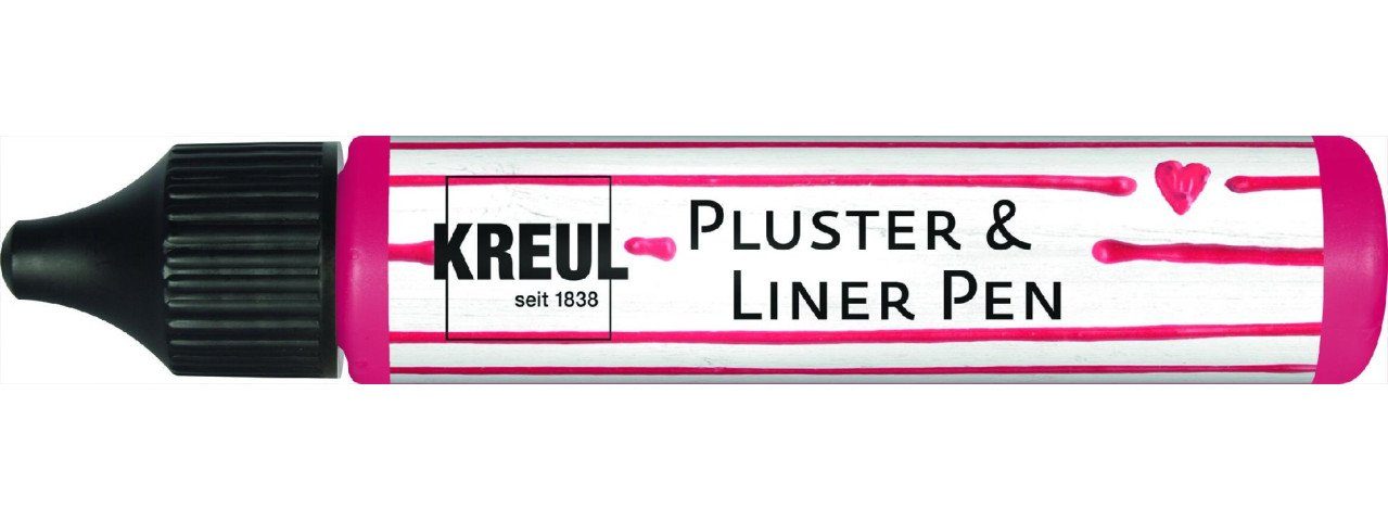 Kreul Bastelfarbe Kreul PicTixx Pluster & LinerPen rubinrot 29 ml