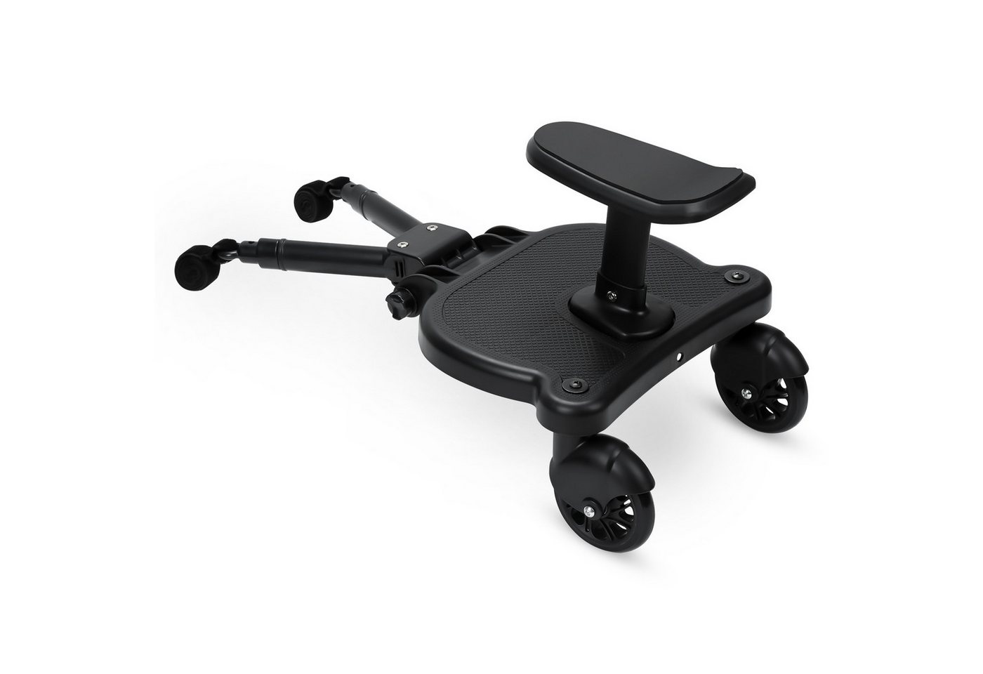 Clanmacy Buggyboard Buggy Board mit Sitz Trittbrett Hilfspedal Universal Kiddyboard