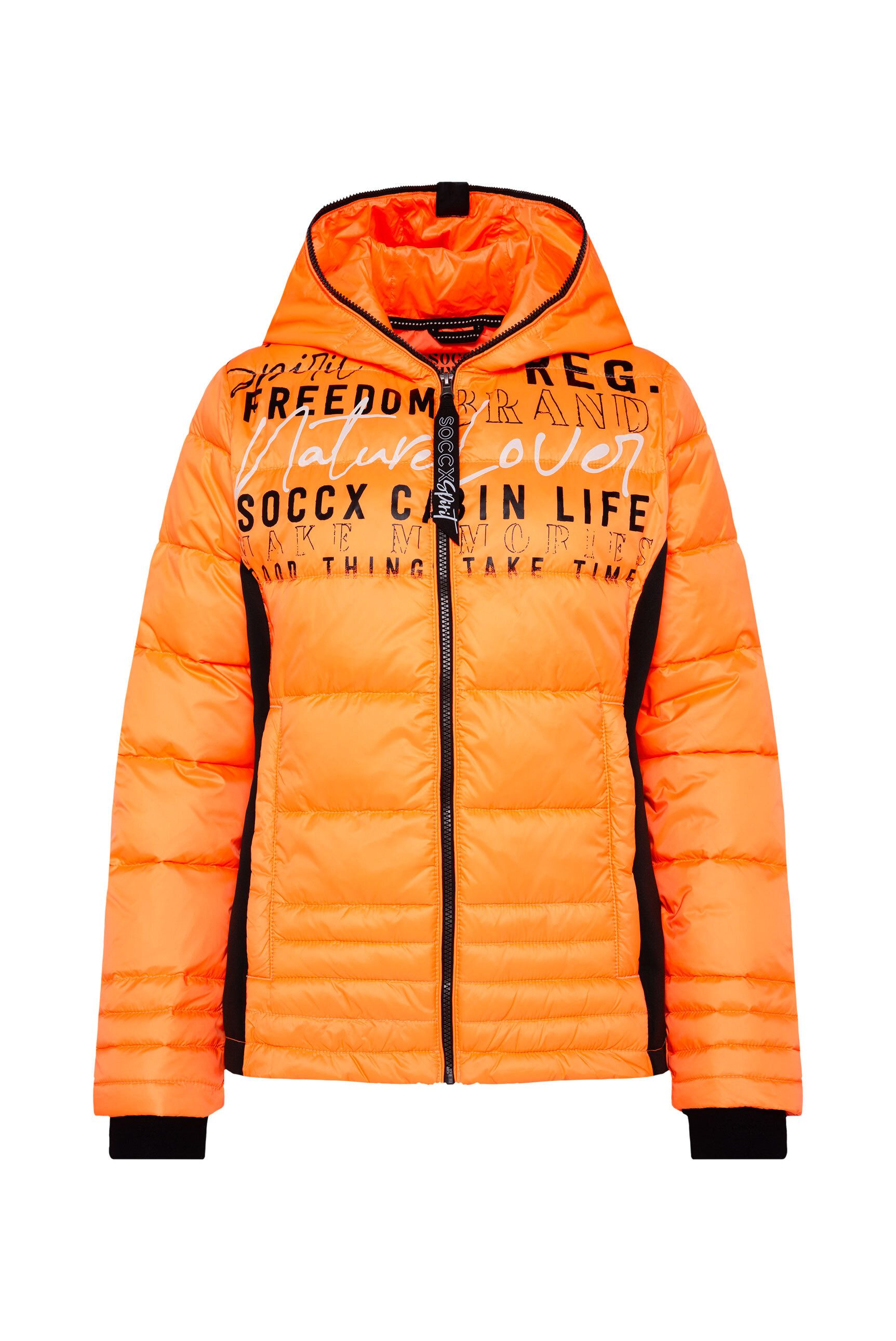 SOCCX Winterjacke mit Windbreaker-Bündchen günstig online kaufen
