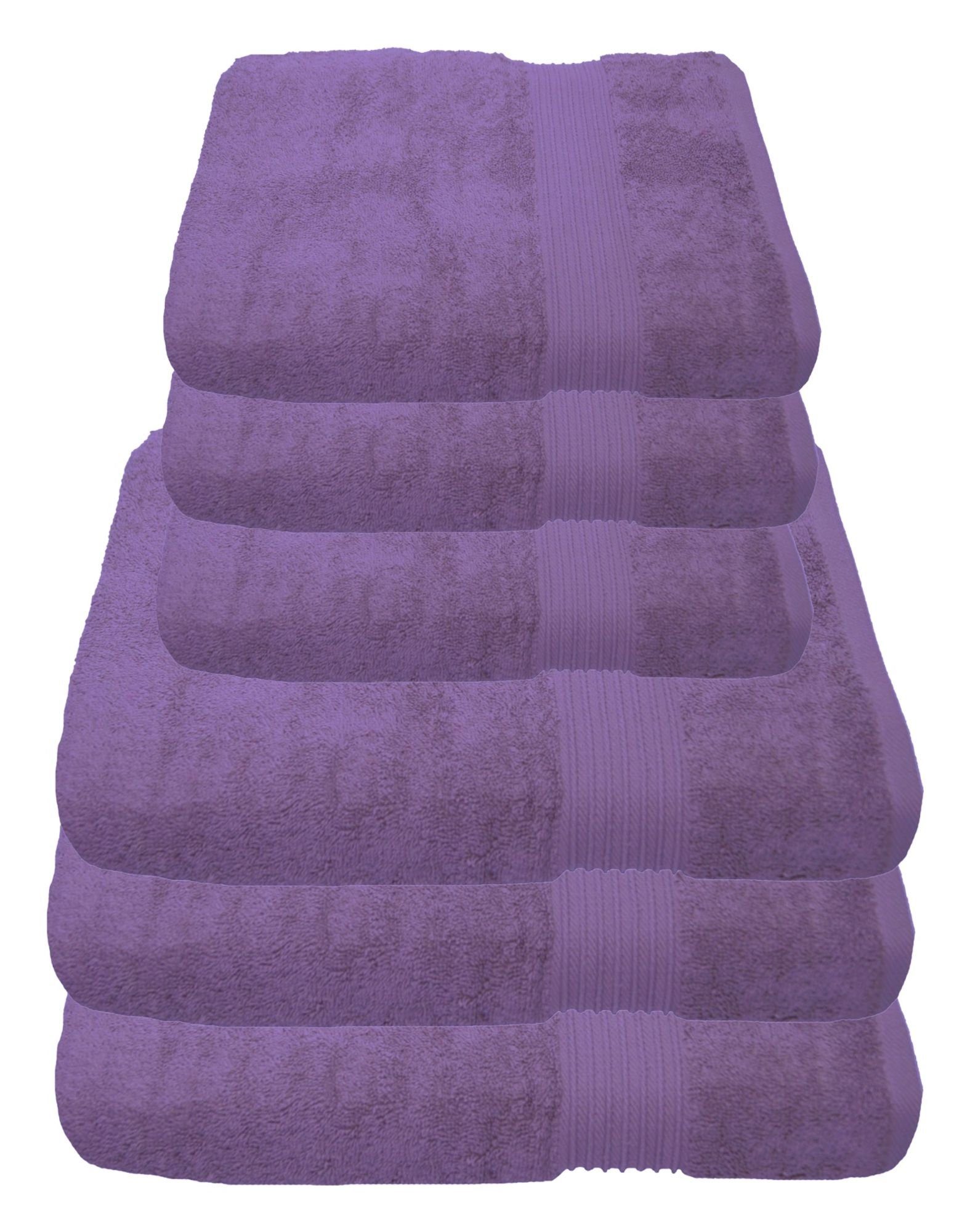Julie Julsen Handtücher 6-Handtücher-Lavendel, Baumwolle (6-St) günstig online kaufen