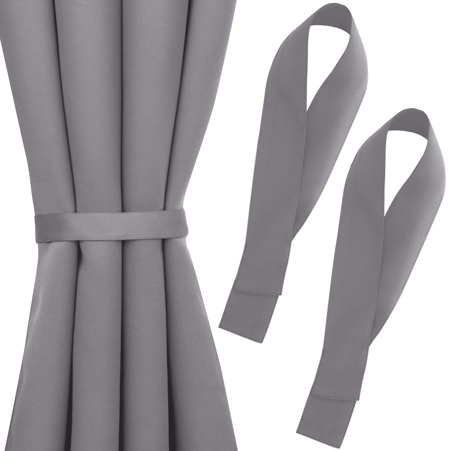 Blumtal Raffhalter Raffhalter für Vorhänge 2er-Set, Raffhalterung in 72x5 c günstig online kaufen