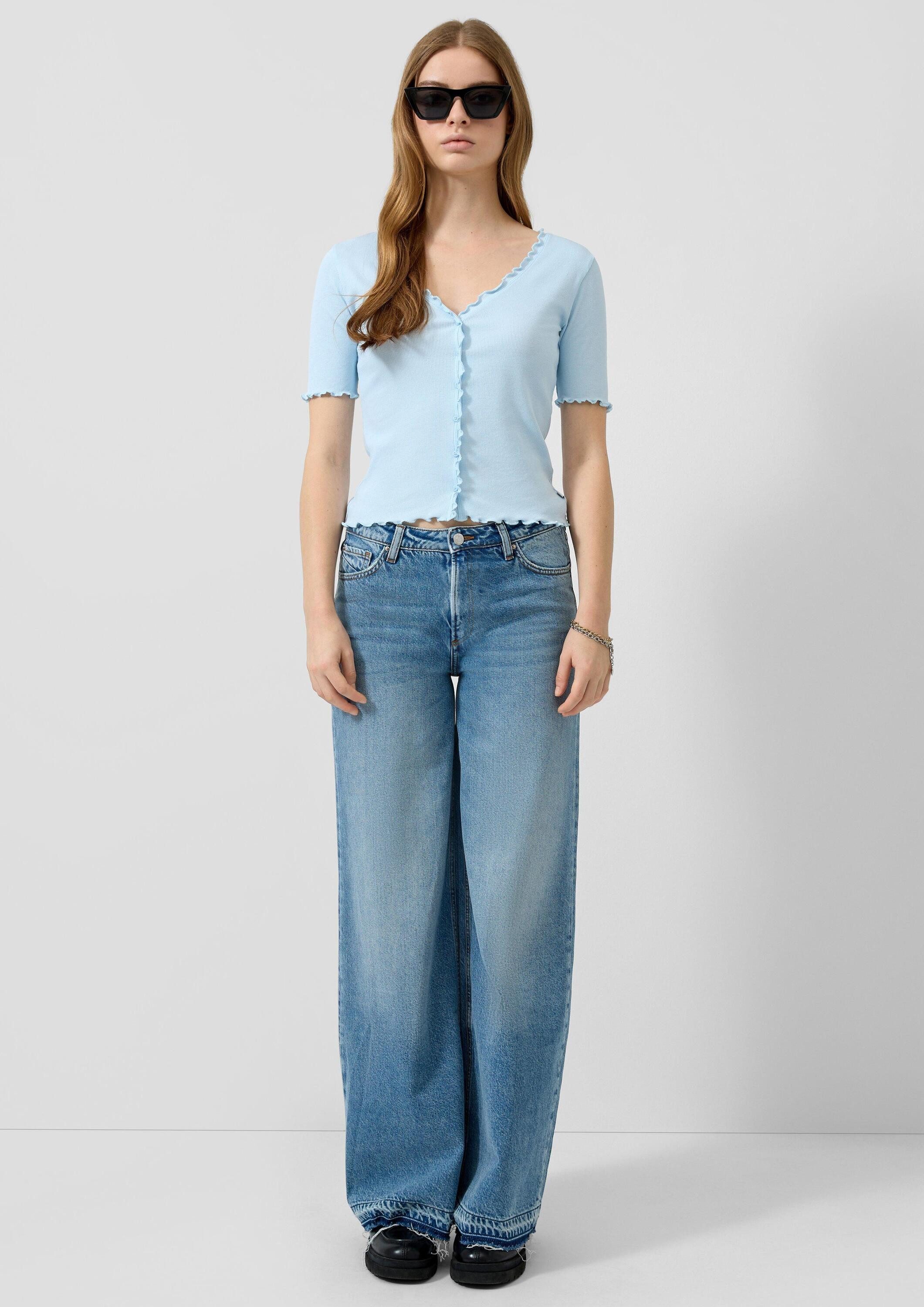 QS Weite Jeans Jeans-Hose CATIE Jeans Catie / High Rise / Wide Fit