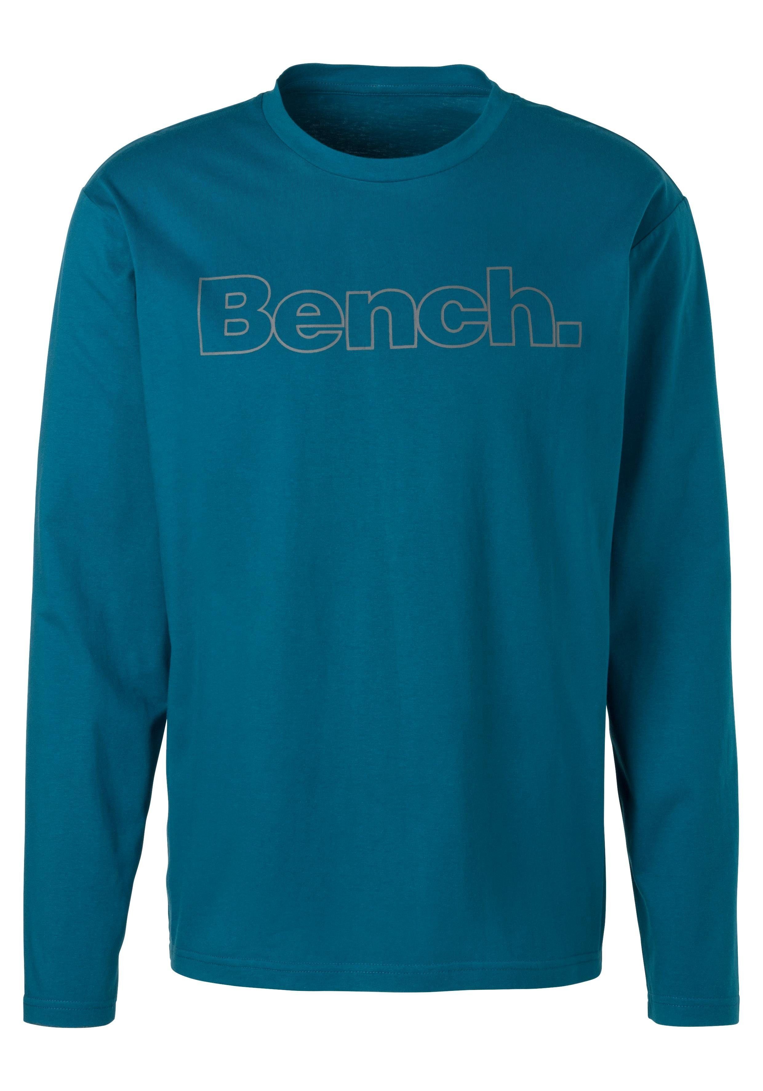 Bench. Loungewear Langarmshirt (2-tlg) mit Bench. günstig online kaufen