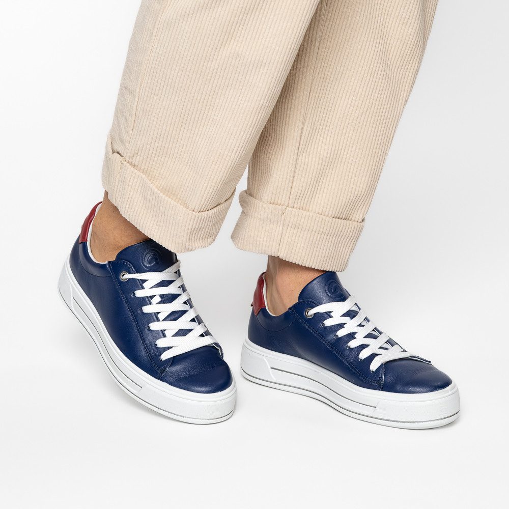 Ara CANBERRA Plateausneaker, Freizeitschuh, Halbschuh, Schnürschuh in Komfortweite G (weit)