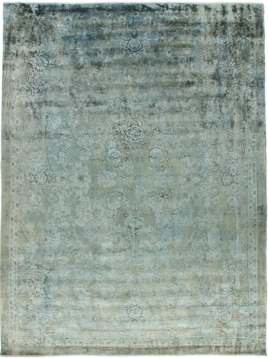 Seidenteppich China Seide Colored 272x360 Handgeknüpfter Moderner Orientteppich, Nain Trading, rechteckig, Höhe: 8 mm