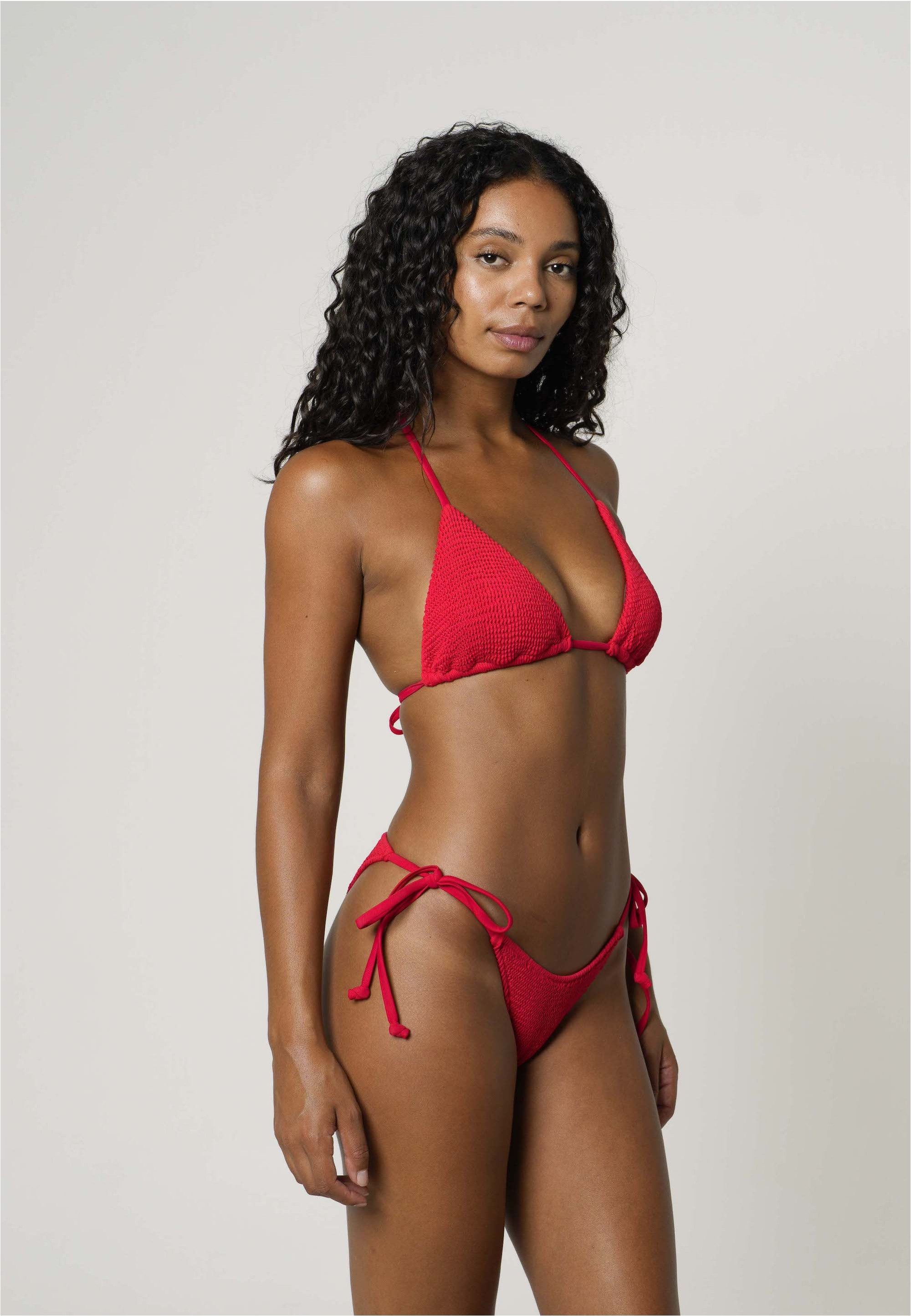 Bikini-Hose Scrunch Tie Side Bikini Bottom