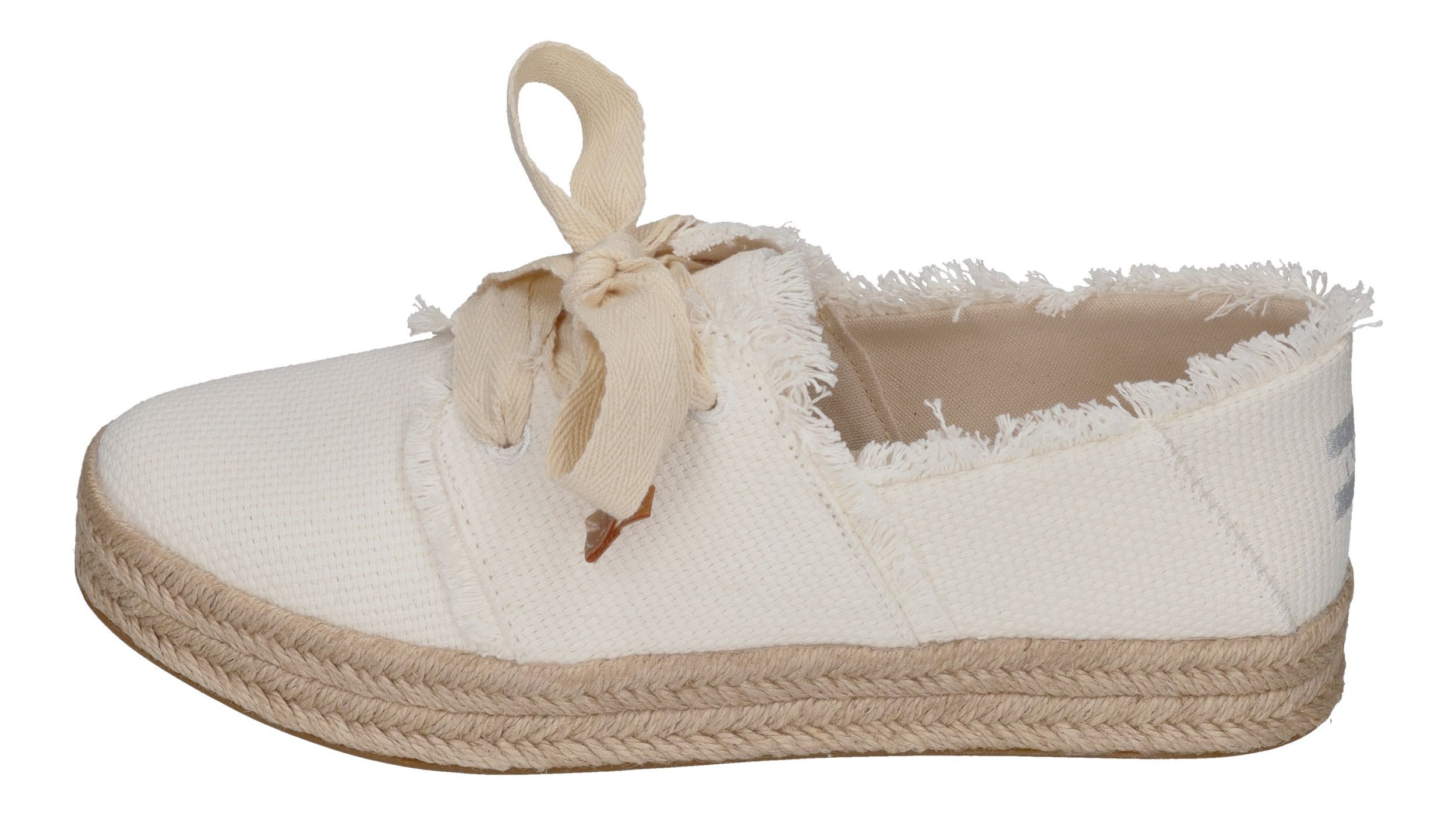 TOMS CAROLINA LACE UP Espadrille White günstig online kaufen