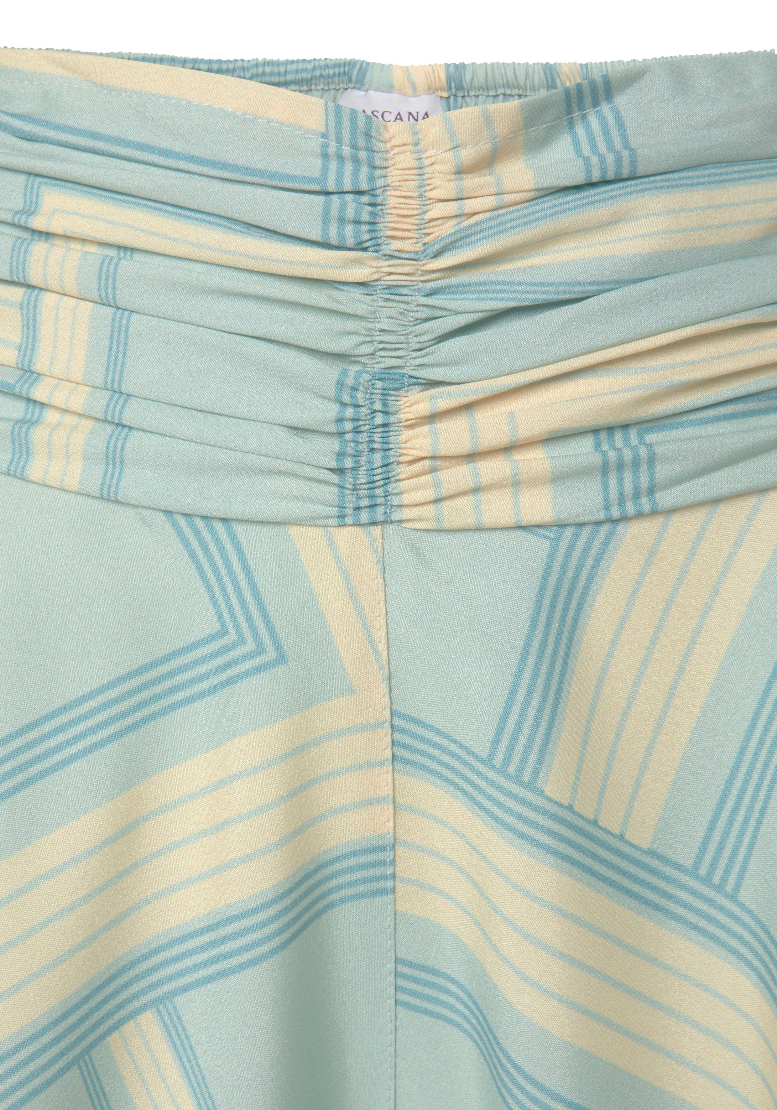 LASCANA Hosenrock mit extra weitem Bein aus glatter Ware, Culotte, luftige Sommerhose, Strandhose, Schlupfhose